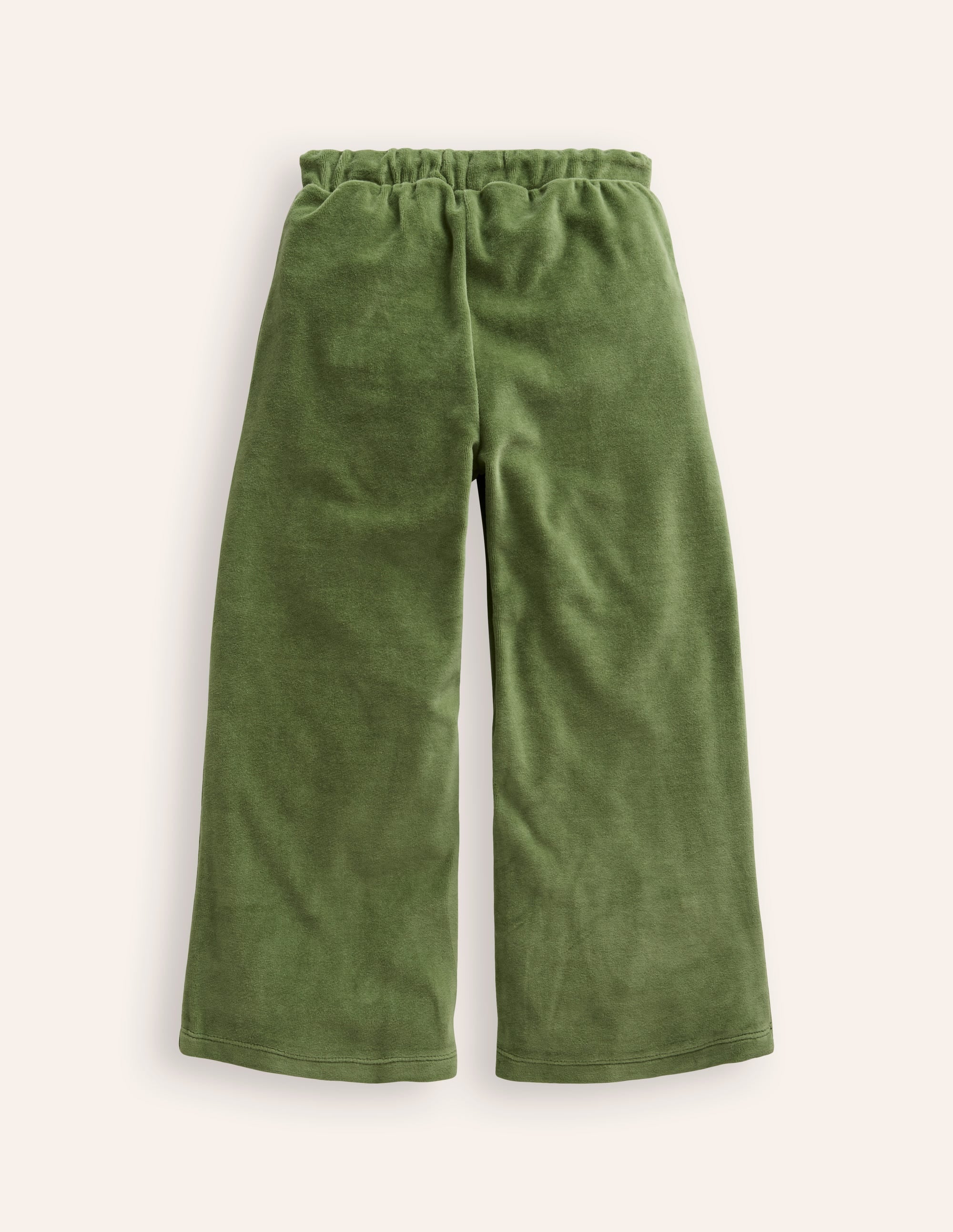 Heart Pocket Velour Jogger-Safari Green - Image 2