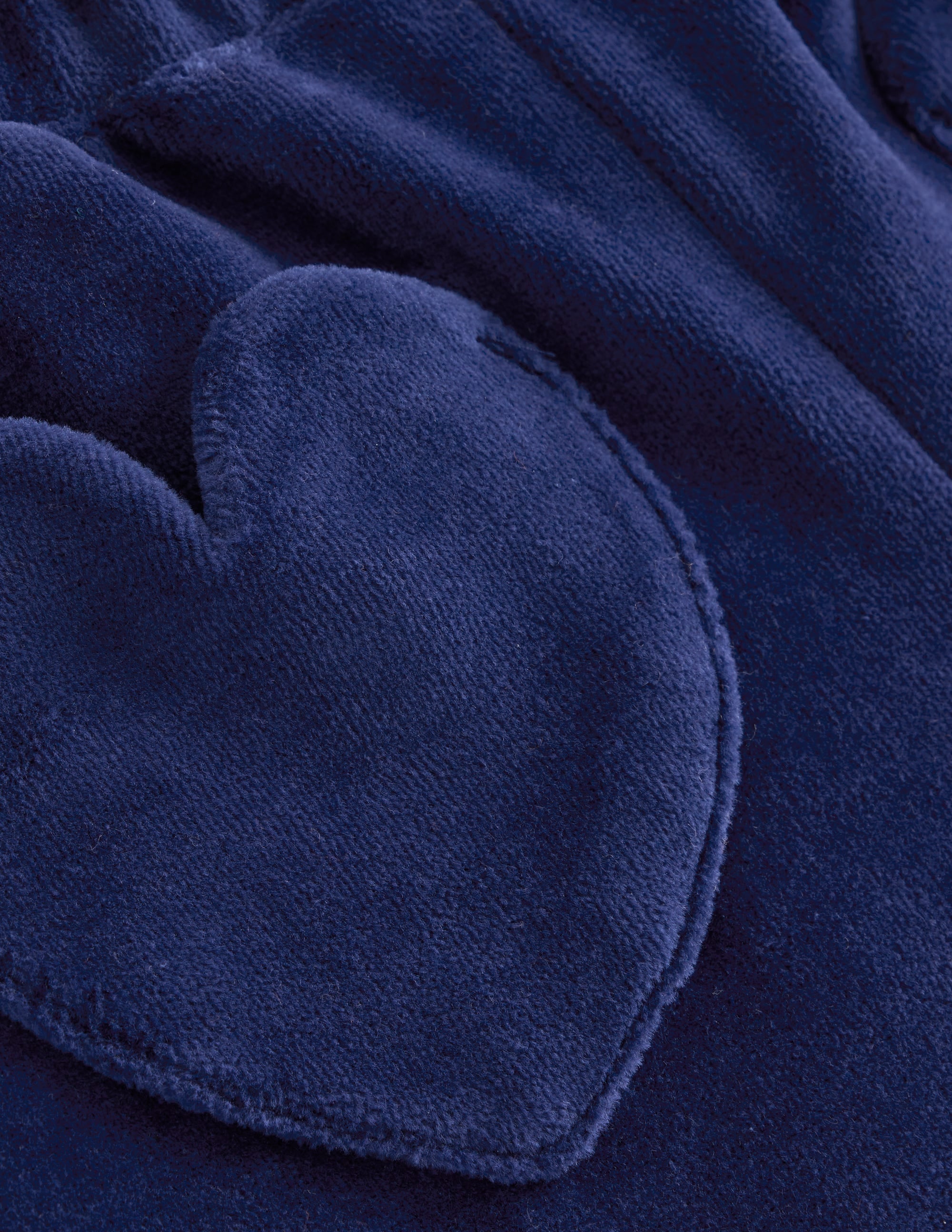 Heart Pocket Velour Jogger-Starboard Blue - Image 3
