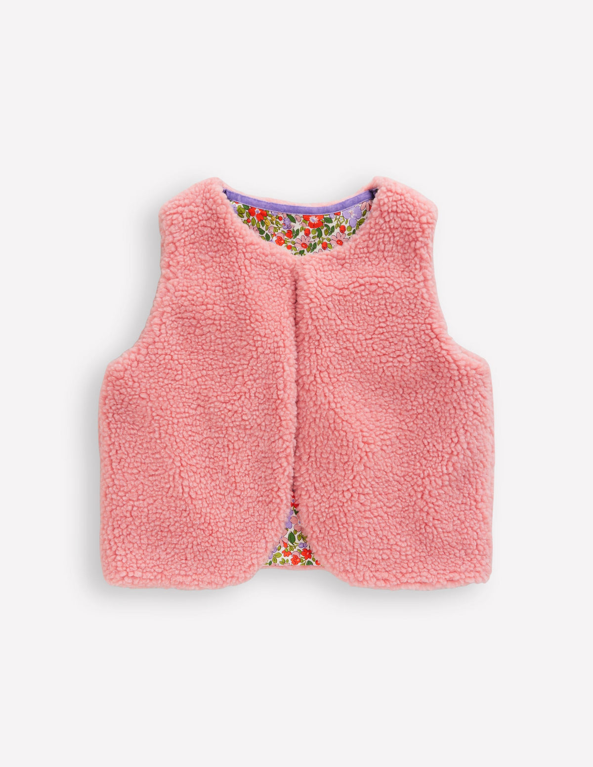 Borg Gilet-Almond Pink-1