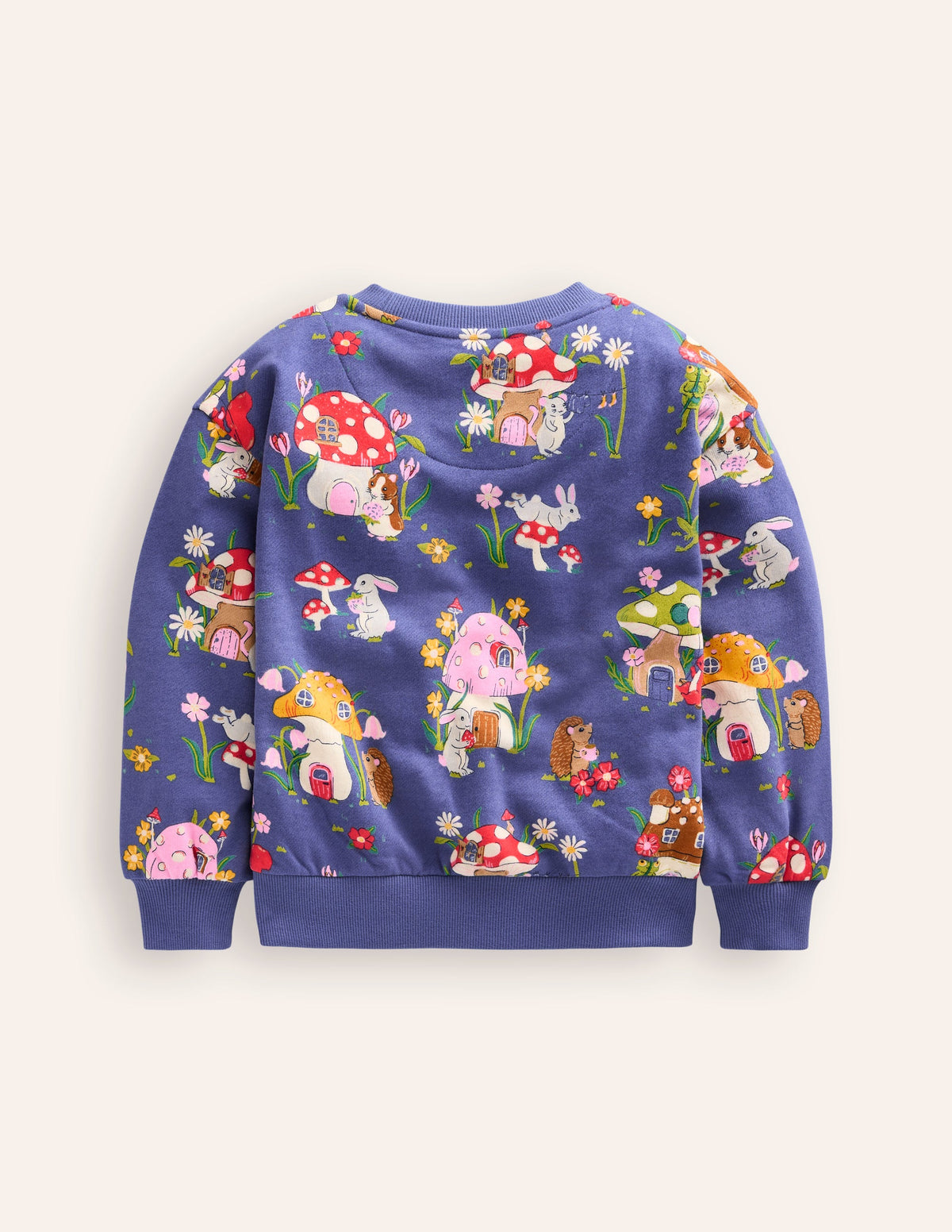 Printed Relaxed Sweatshirt-Starboard Toadstool Village - Image 2