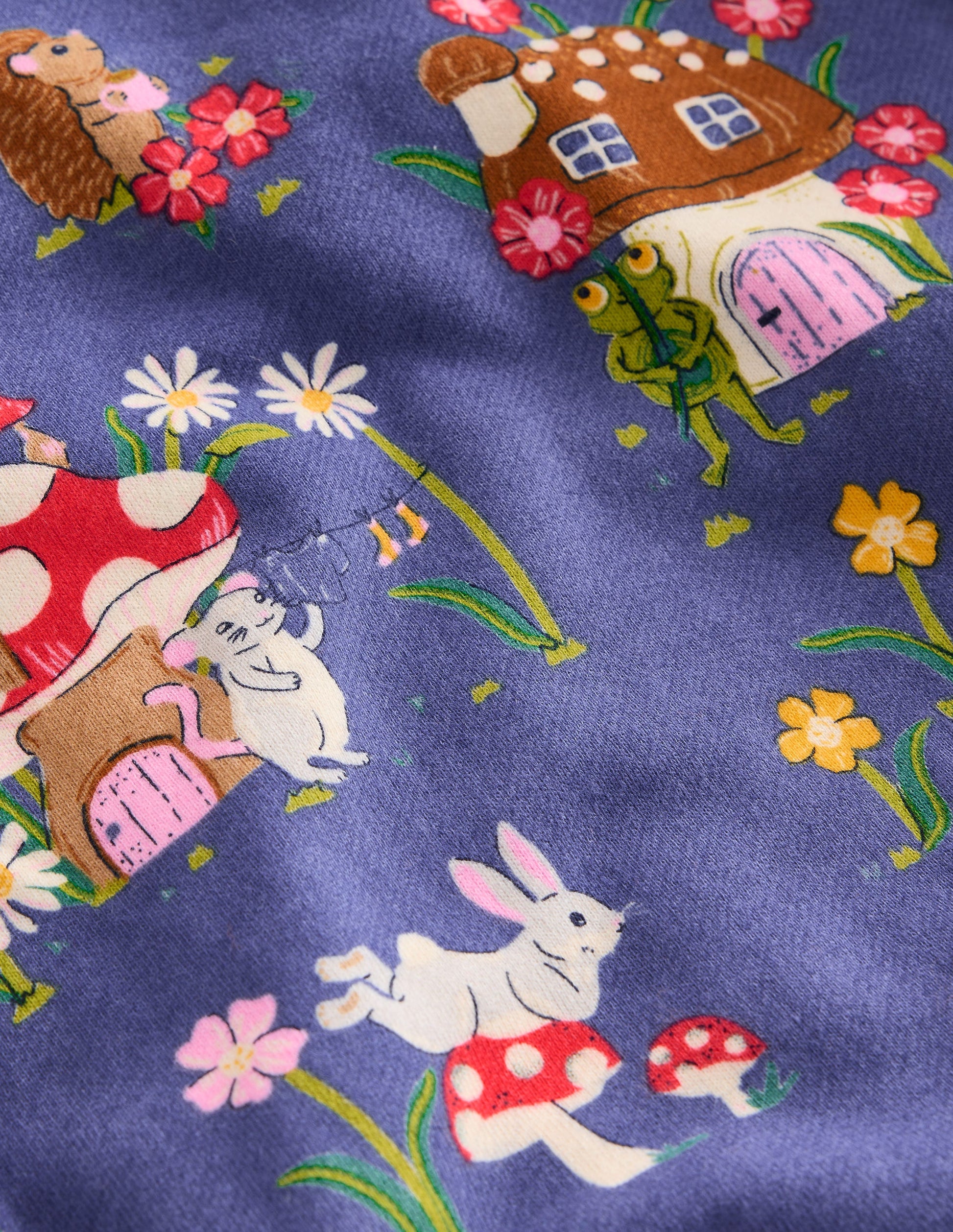 Printed Relaxed Sweatshirt-Starboard Toadstool Village-3