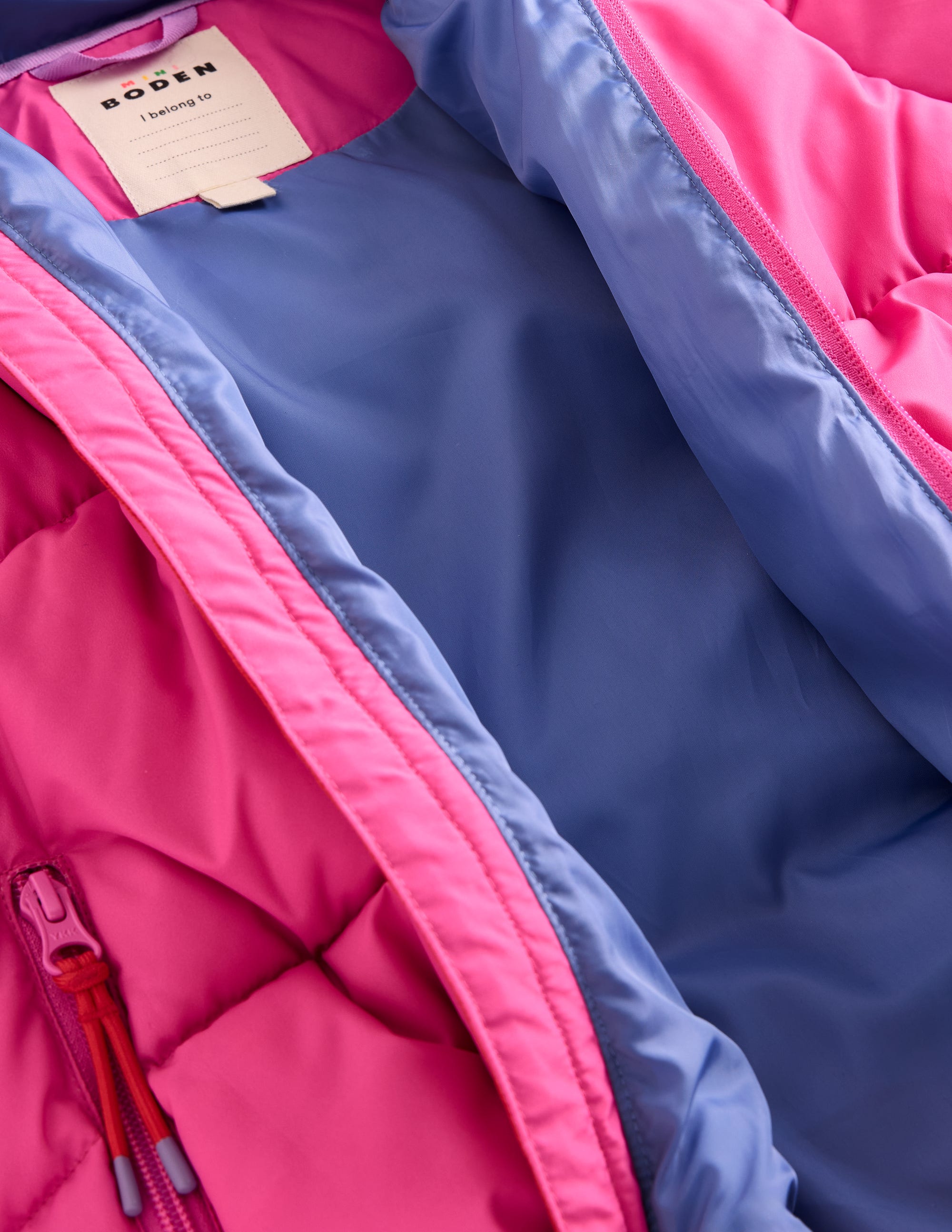 Fun Padded Coat-Pink Unicorn - Image 3