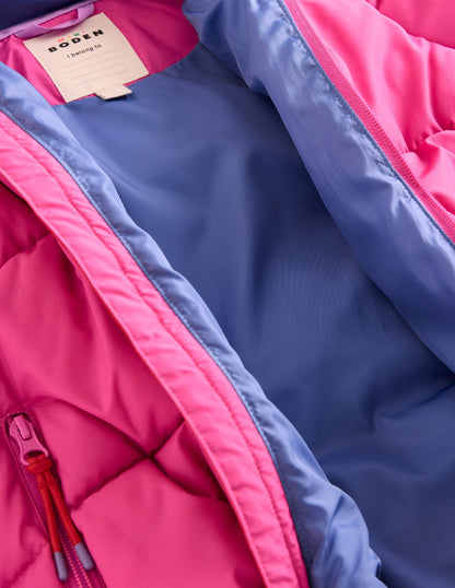 Fun Padded Coat-Pink Unicorn-3