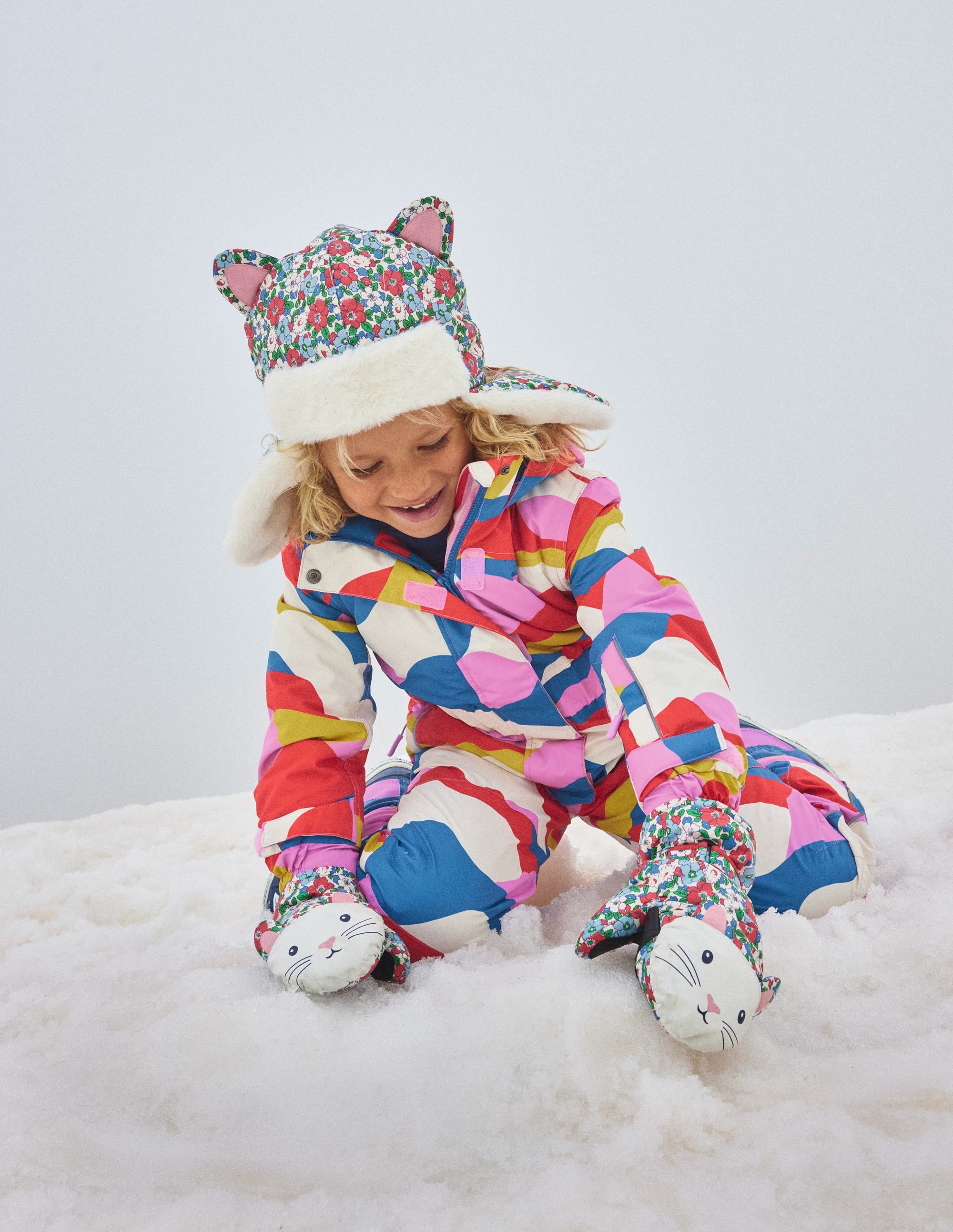 All-Weather Ski All-In-One-Cosmos Pink Ski Camo - Image 8