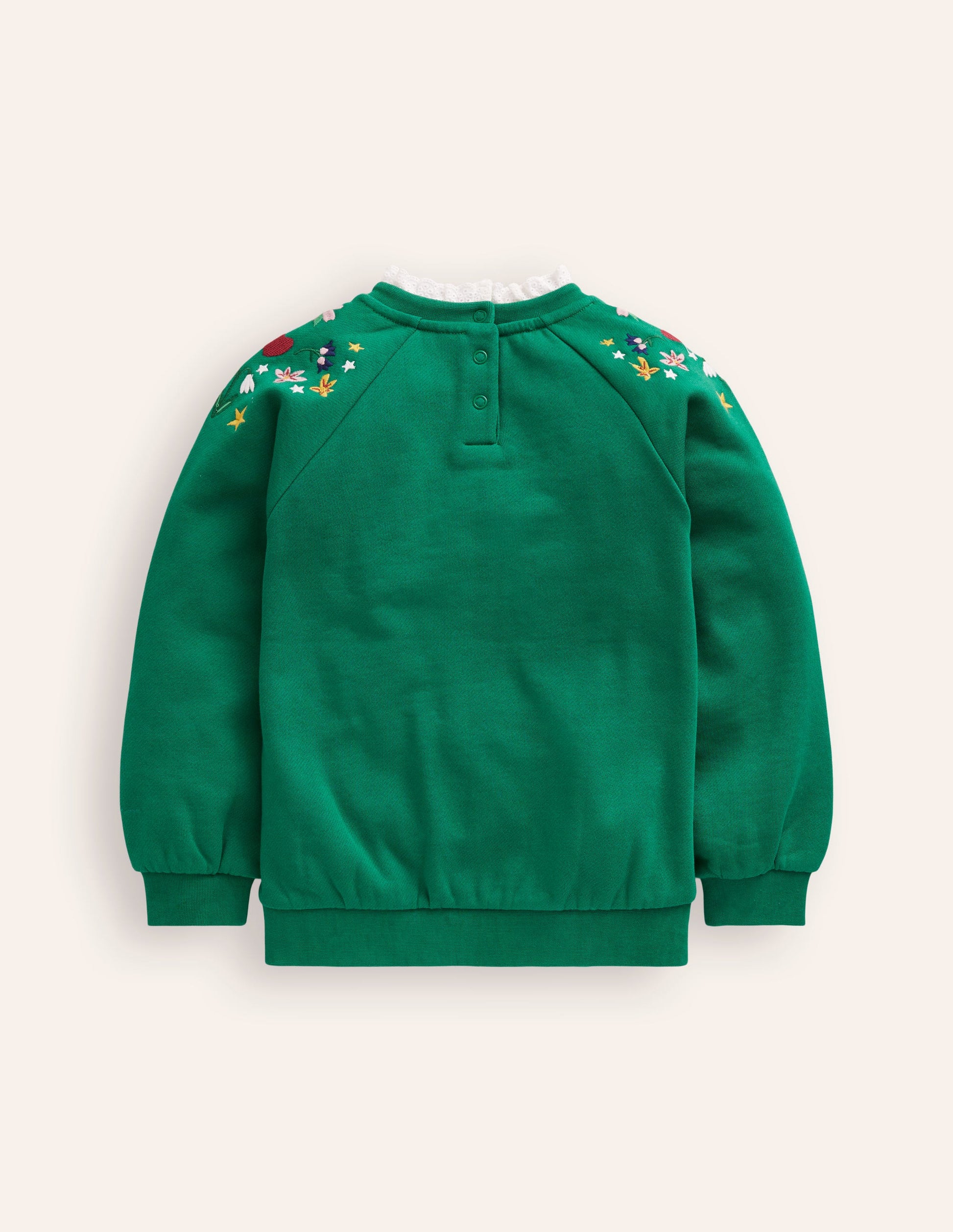 Embroidered Sweat-Jewel Green-2