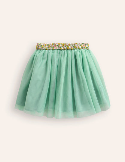 Fun Tulle Skirt-Blue Frost Rainbows-2