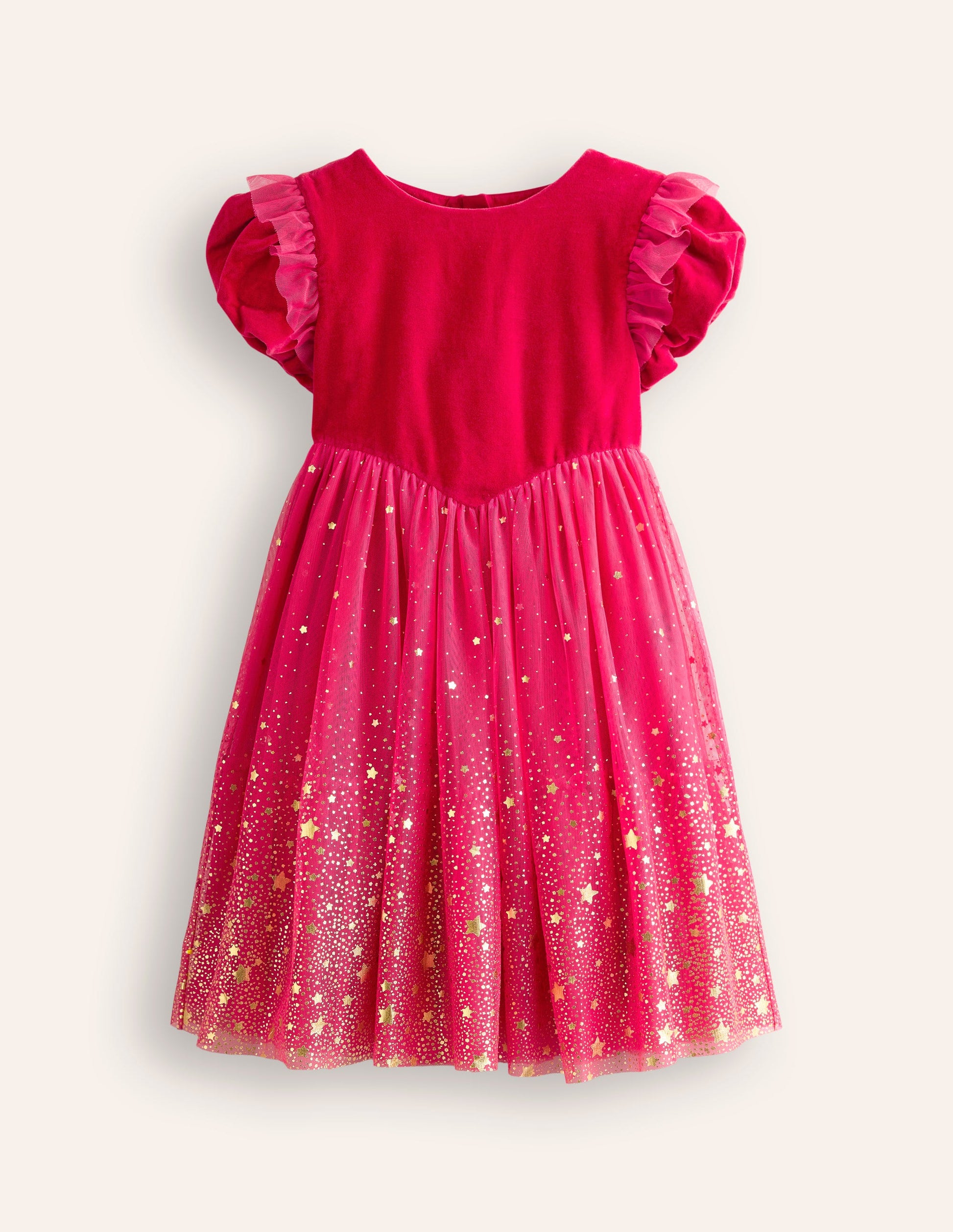 Esther Metallic Party Dress-Rose Pink-7