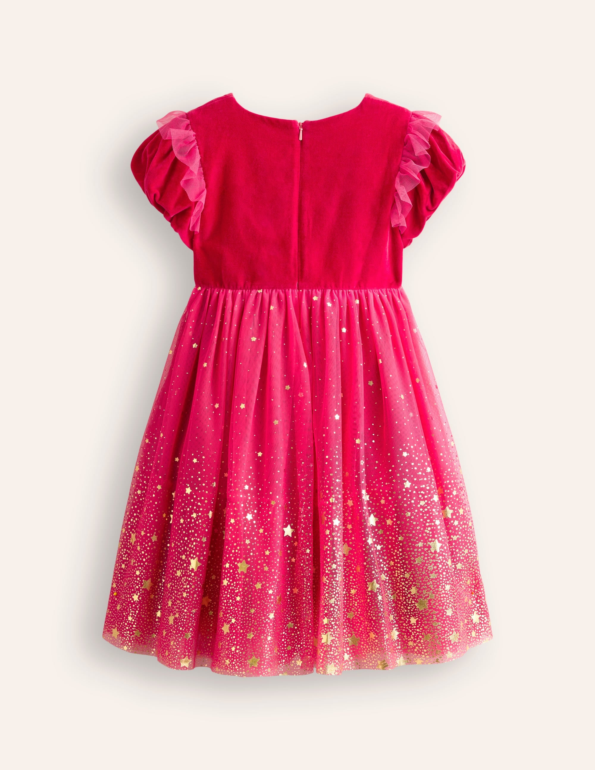 Esther Metallic Party Dress-Rose Pink - Image 8
