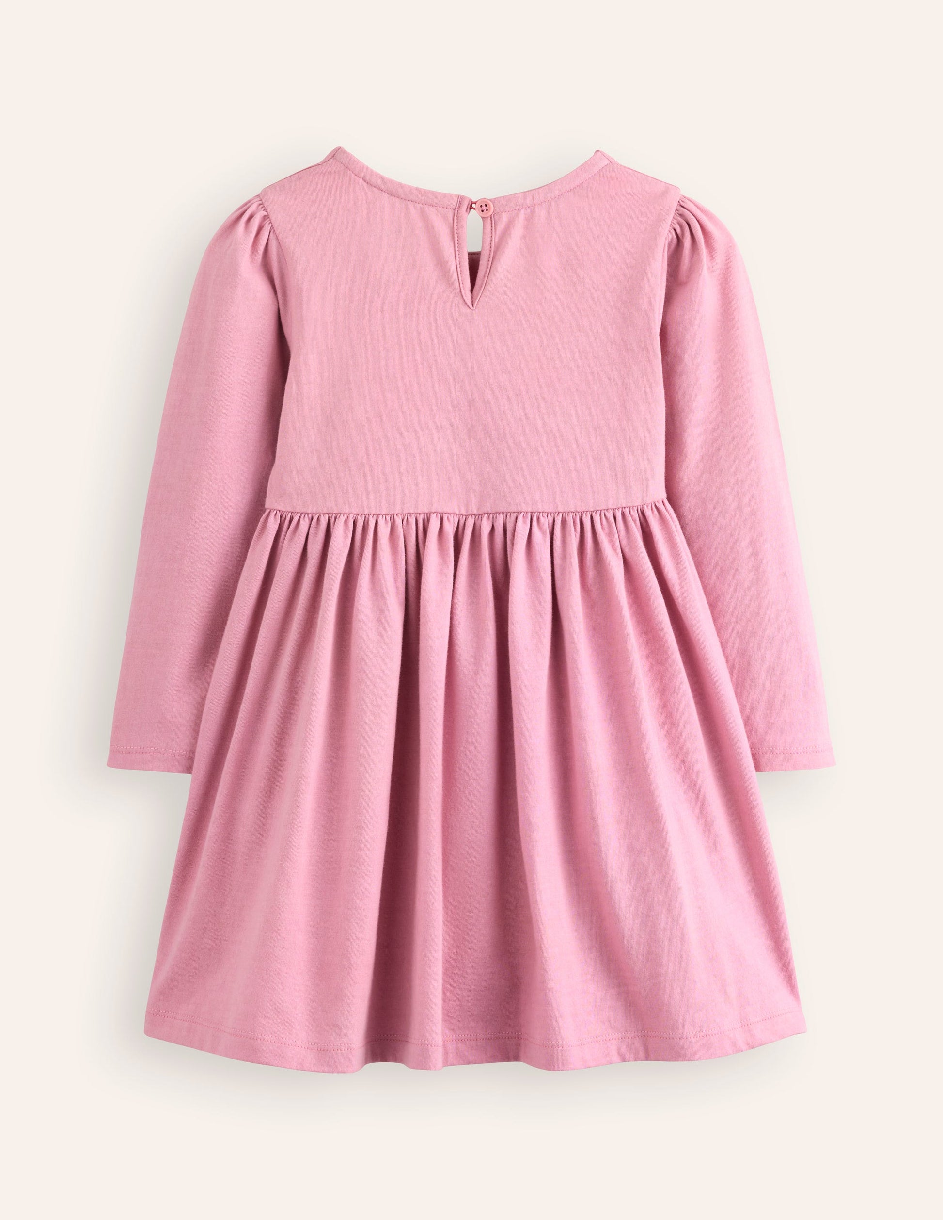 Nellie Appliqué Flare Dress-Vintage Pink Woodland-2