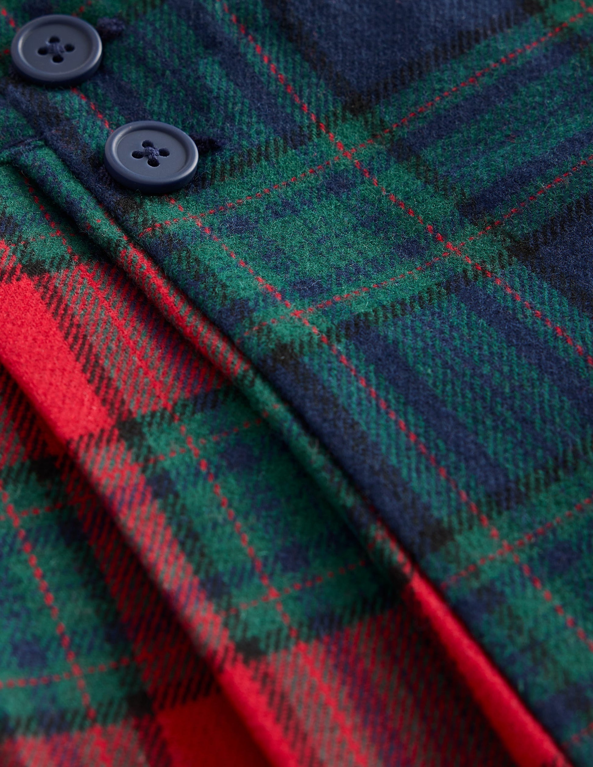 Helen Kilt-Red and French Navy Check-3