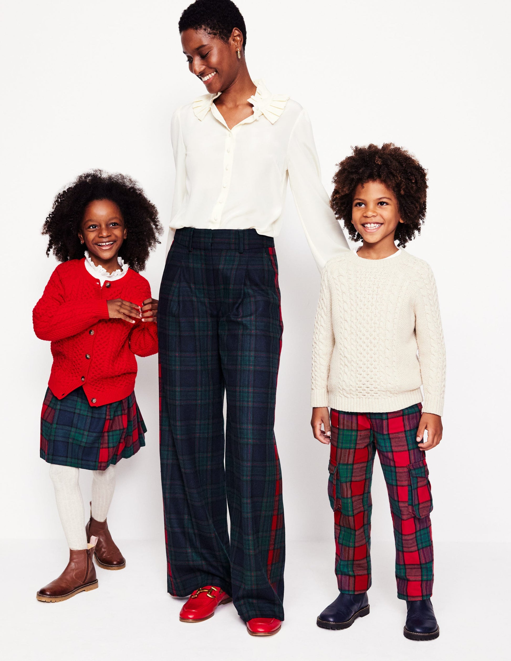 Helen Kilt-Red and French Navy Check-6