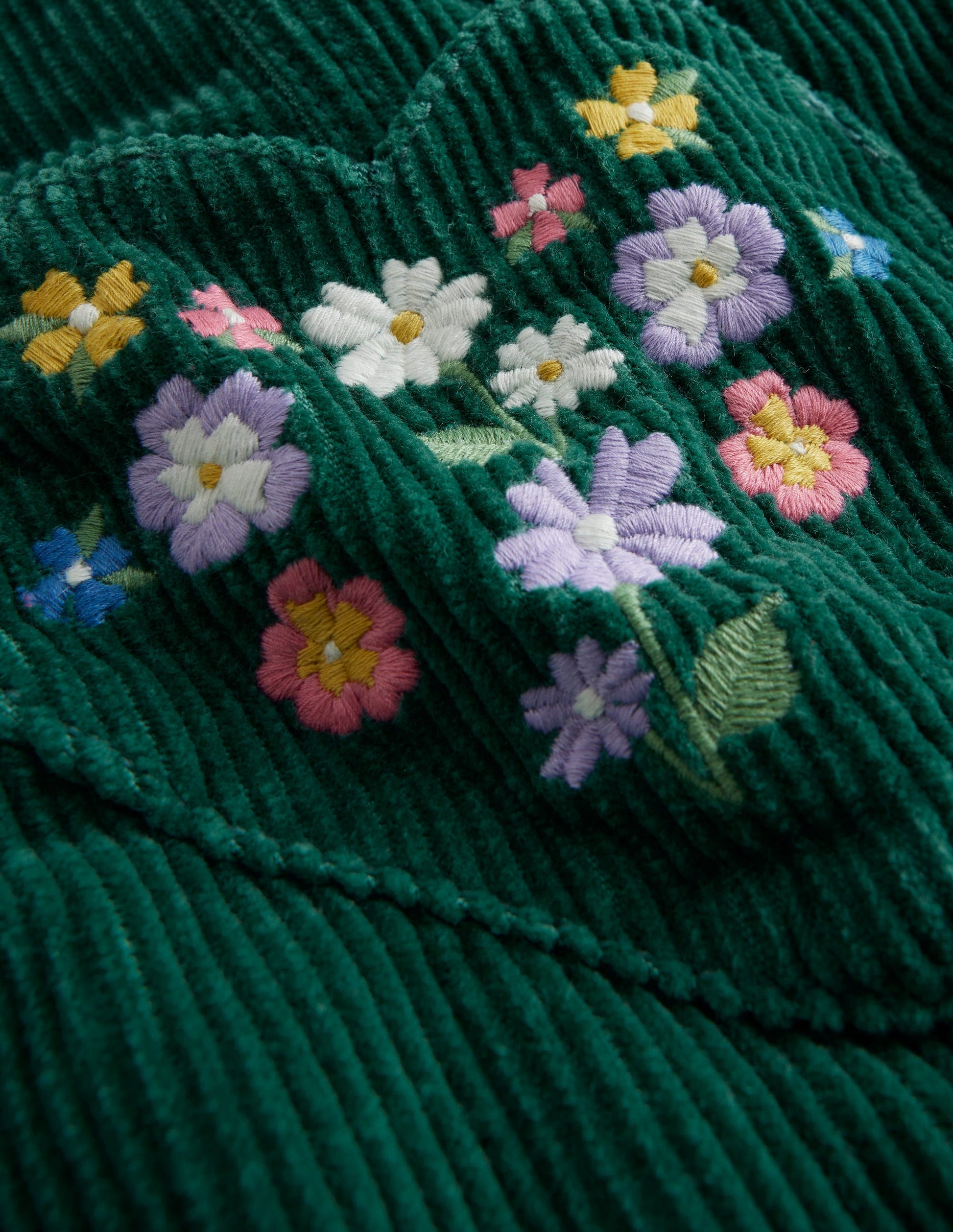 Straight Leg Dungaree-Jewel Green Heart-3