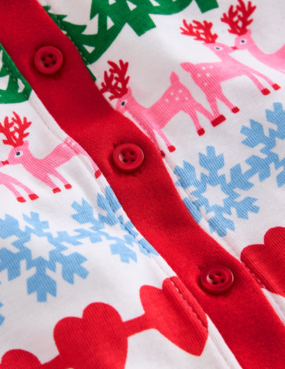 Snug All-In-One Pyjama-Christmas Fair Isle-3