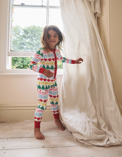 Snug All-In-One Pyjama-Christmas Fair Isle-4