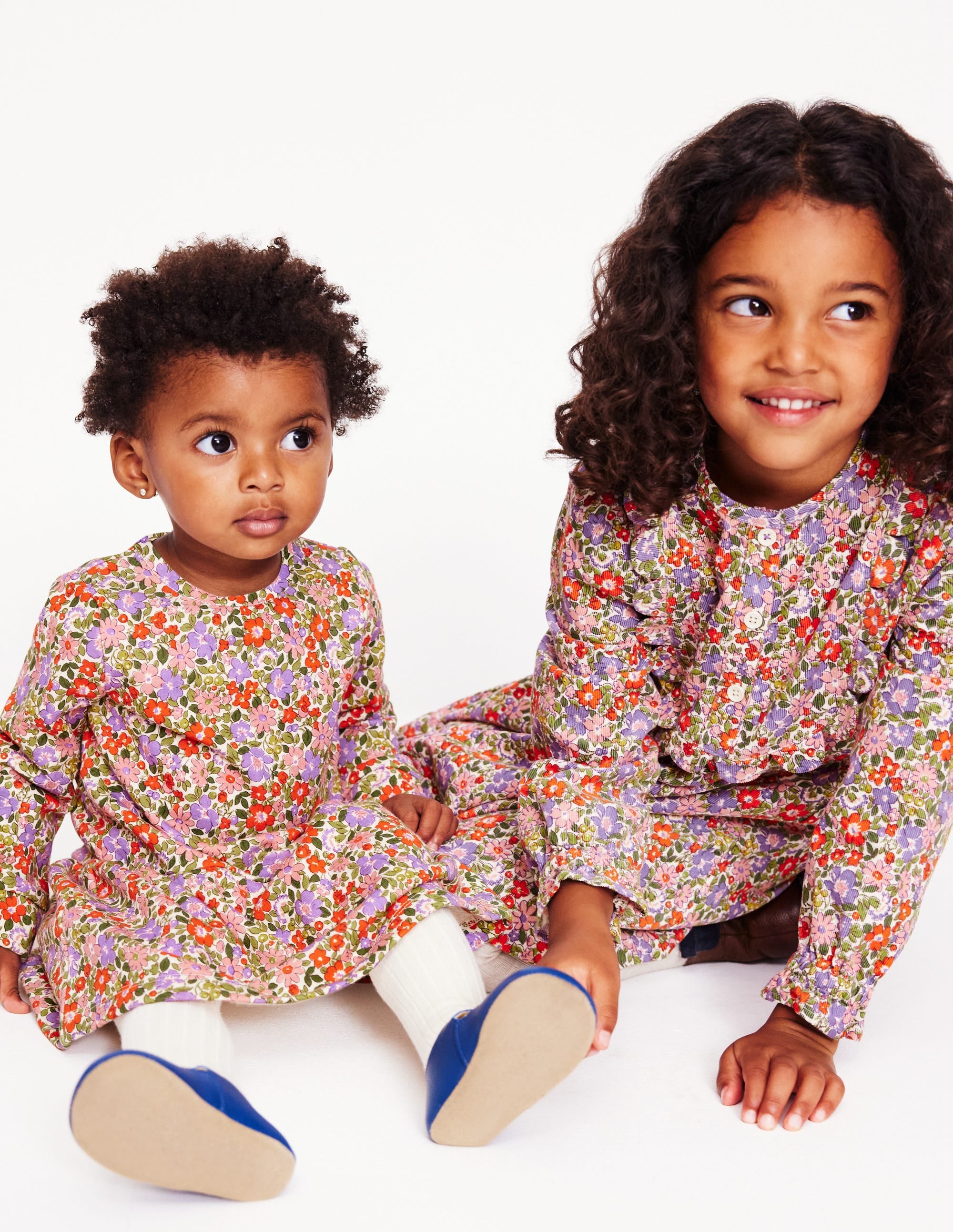 Cosy Sweatshirt Dress-Multi Flowerbed - Image 4
