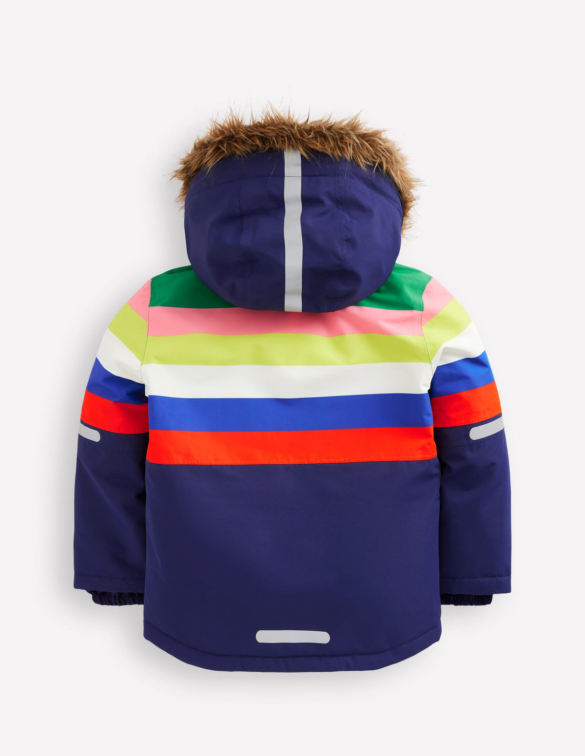 All-Weather Waterproof Coat-Rainbow Stripe - Image 2