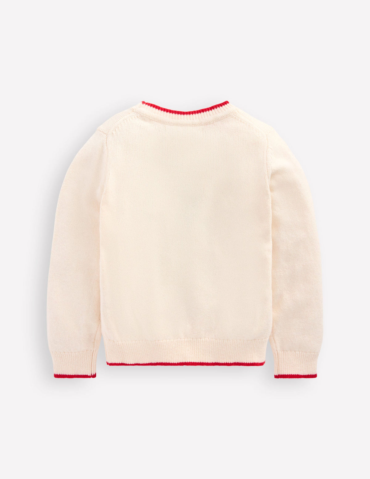 Fun Logo Jumper-Ecru Marl Tree-2