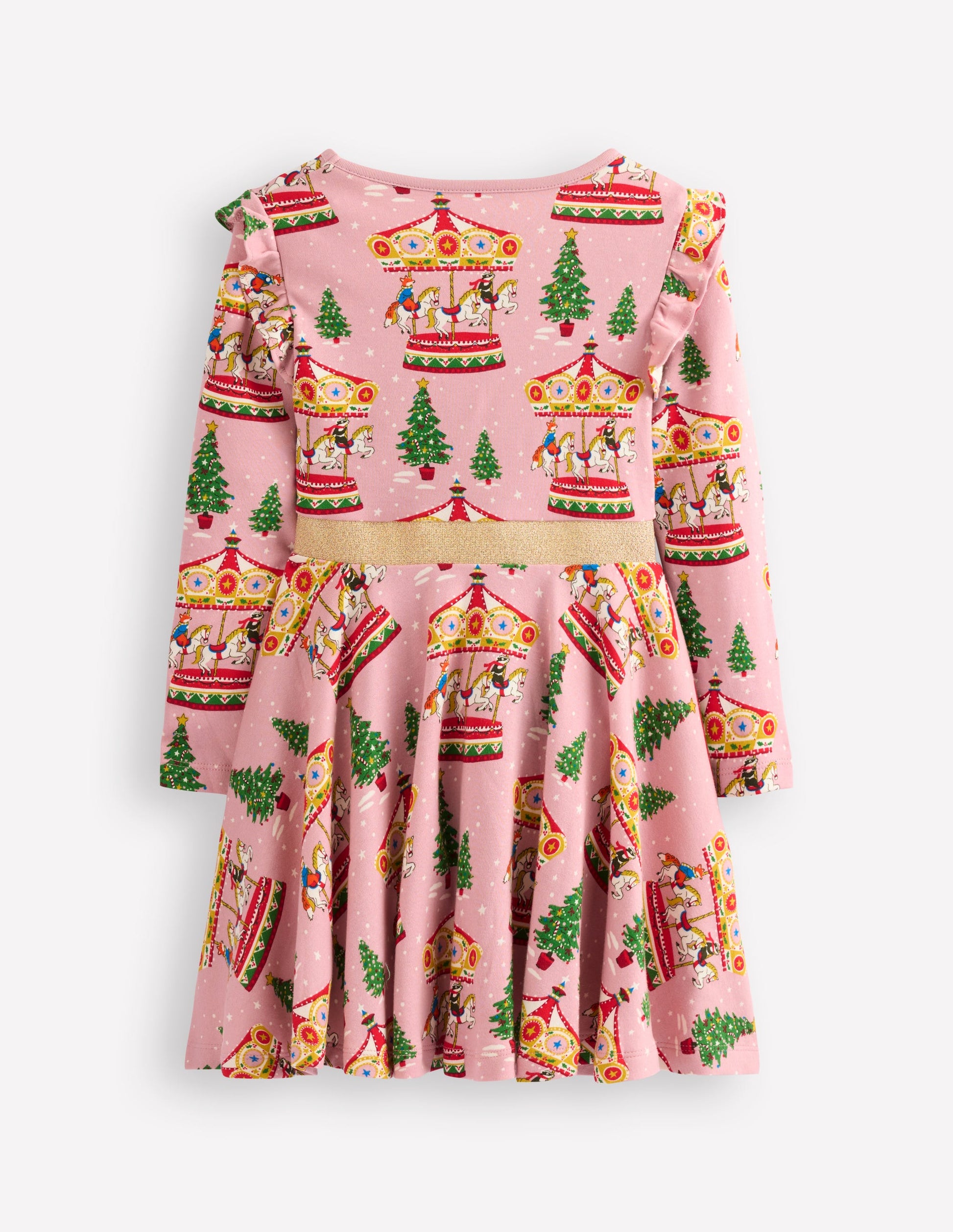 Mabel Twirly Ballerina Dress-Vintage Pink Carousel-2