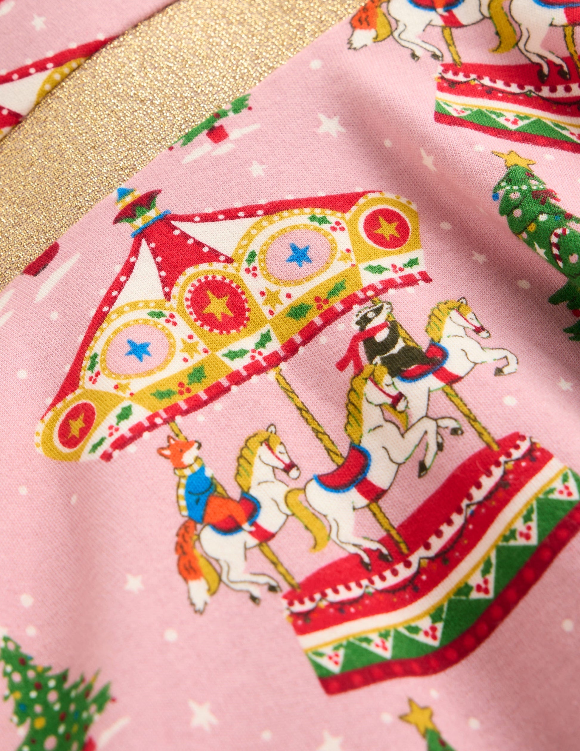 Mabel Twirly Ballerina Dress-Vintage Pink Carousel-3