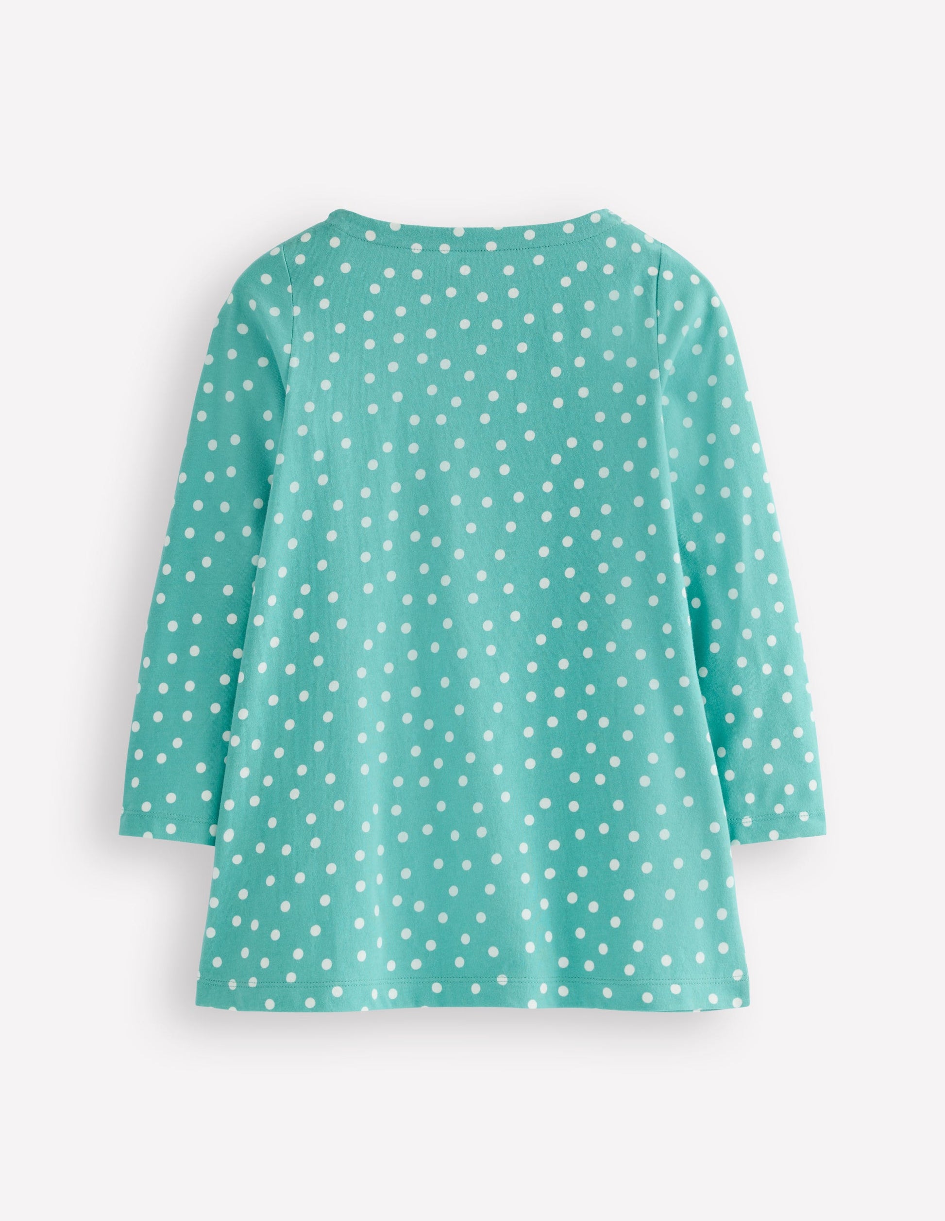 Appliqué Jersey Tunic-Brook Blue Spot Penguins-2