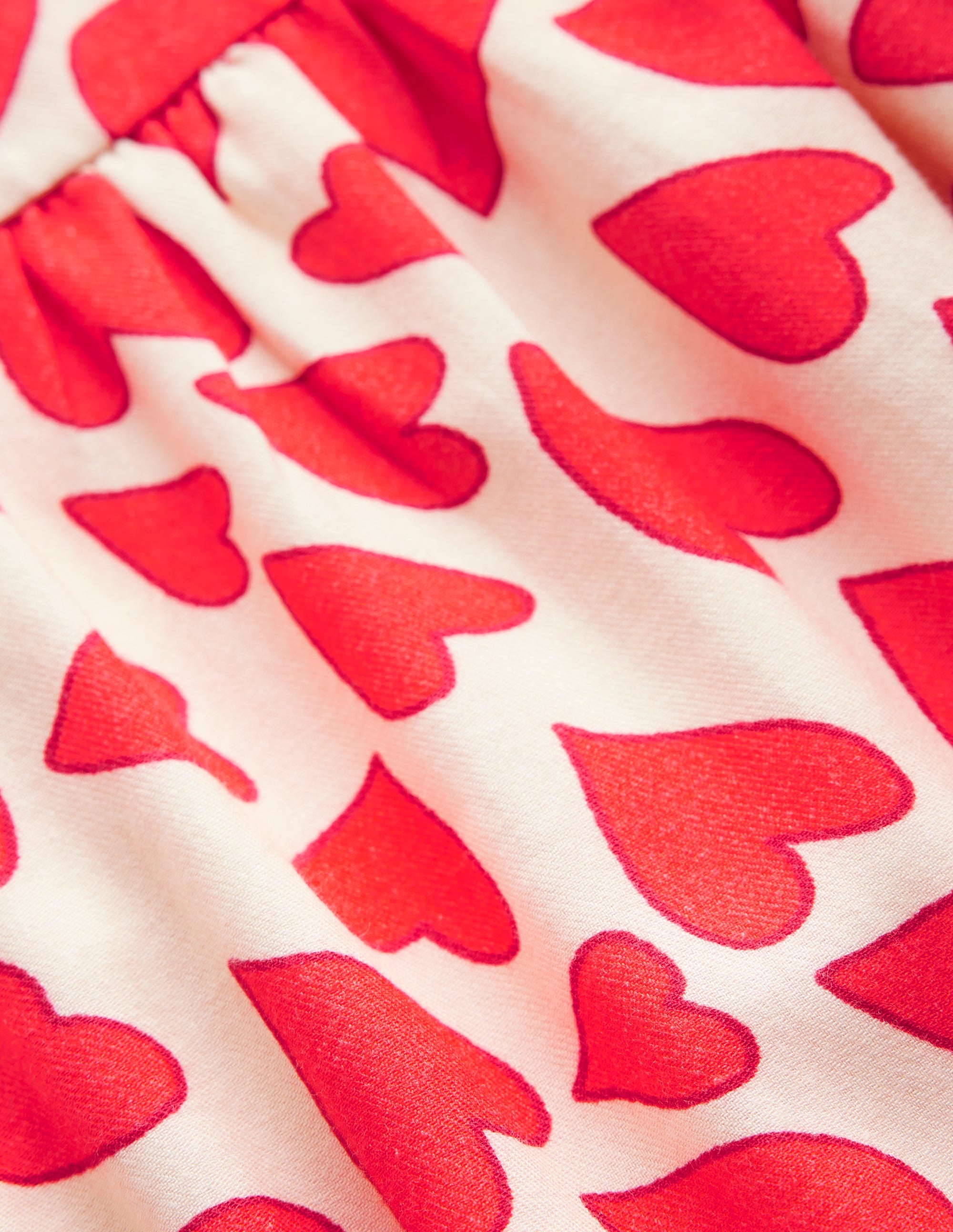 Betsy Tiered Twirly Dress-Poppy Red Hearts - Image 3