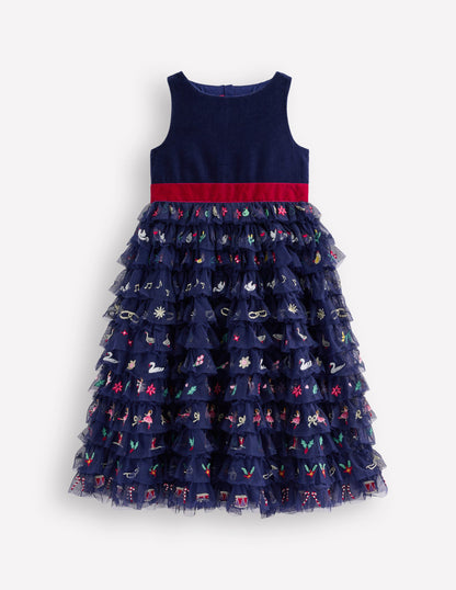 12 Days of Christmas Dress-College Navy-1