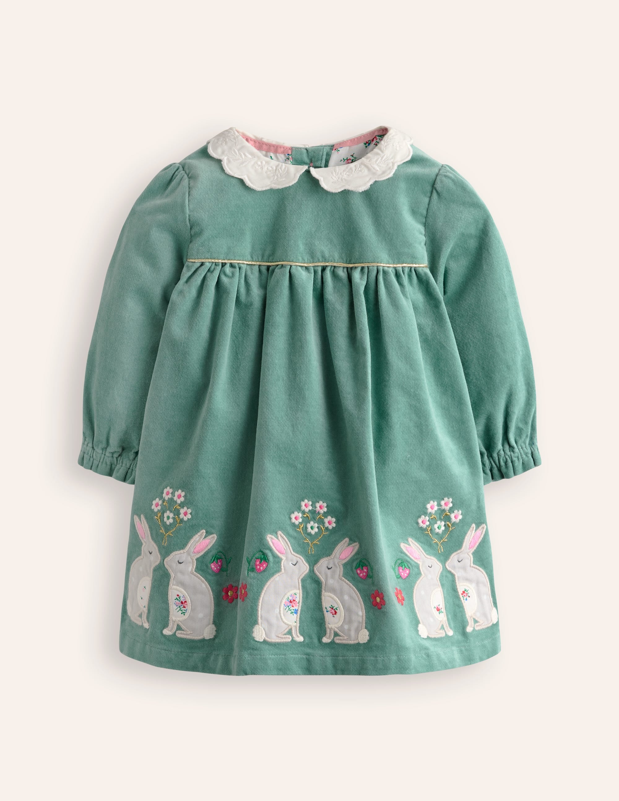 Velvet Dress-Eucalyptus - Image 1