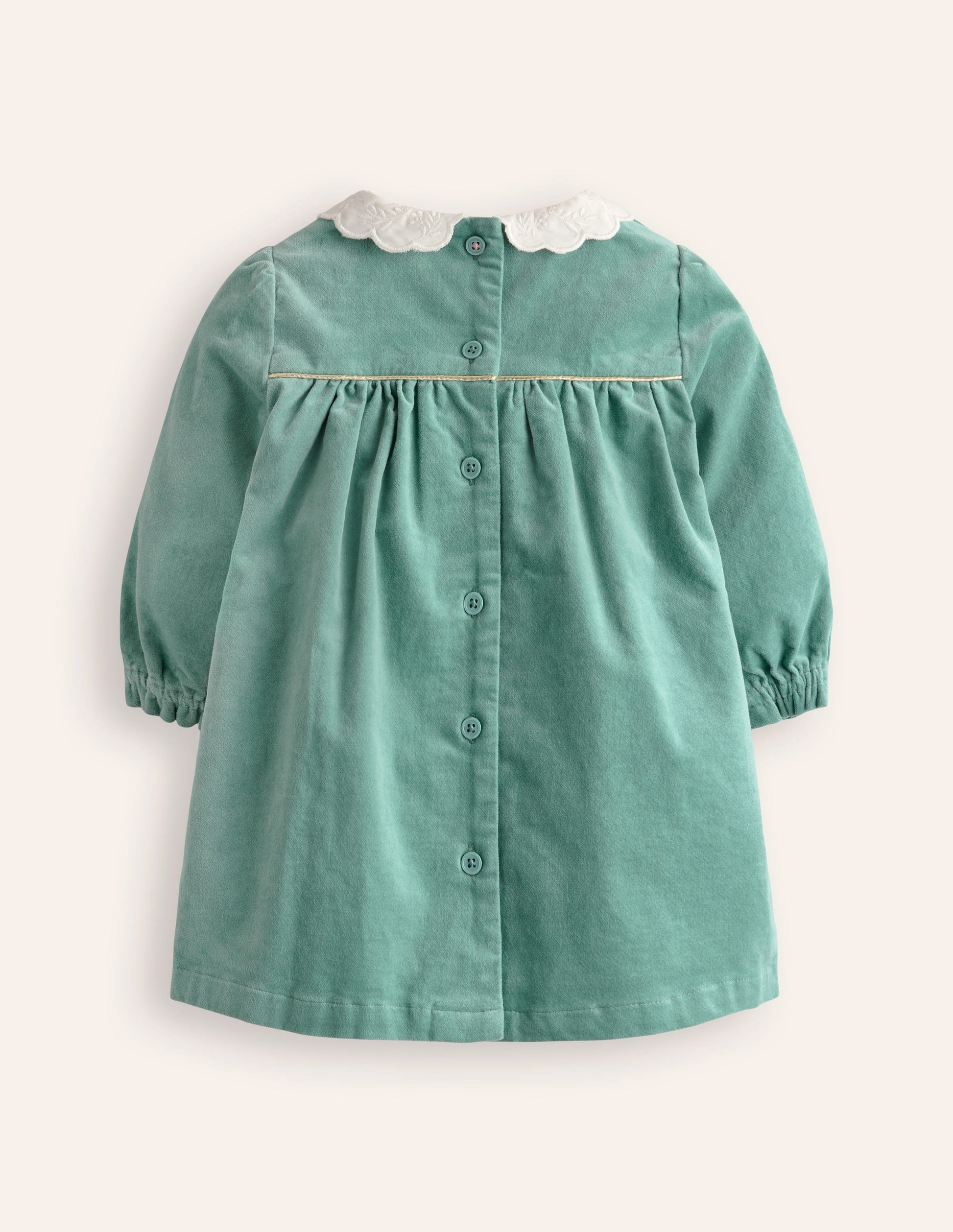 Velvet Dress-Eucalyptus-2