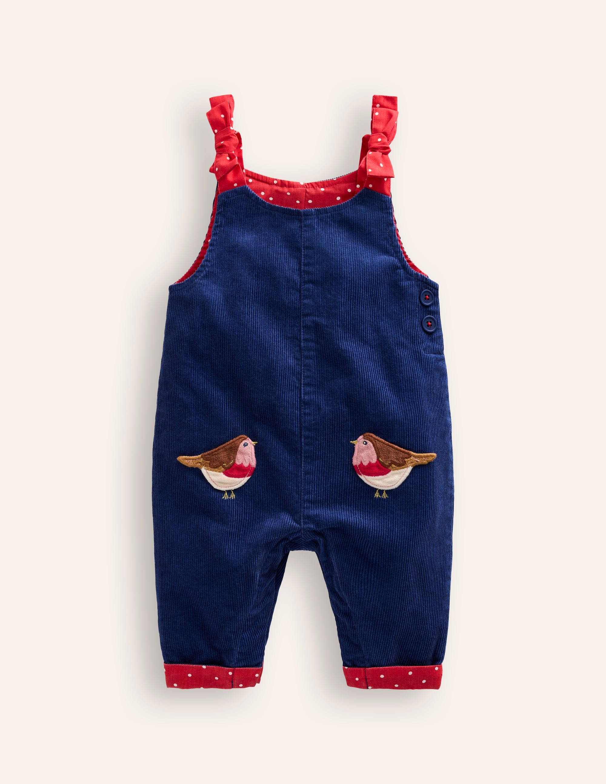 Pocket Detail Dungaree-Starboard Blue Robins - Image 1