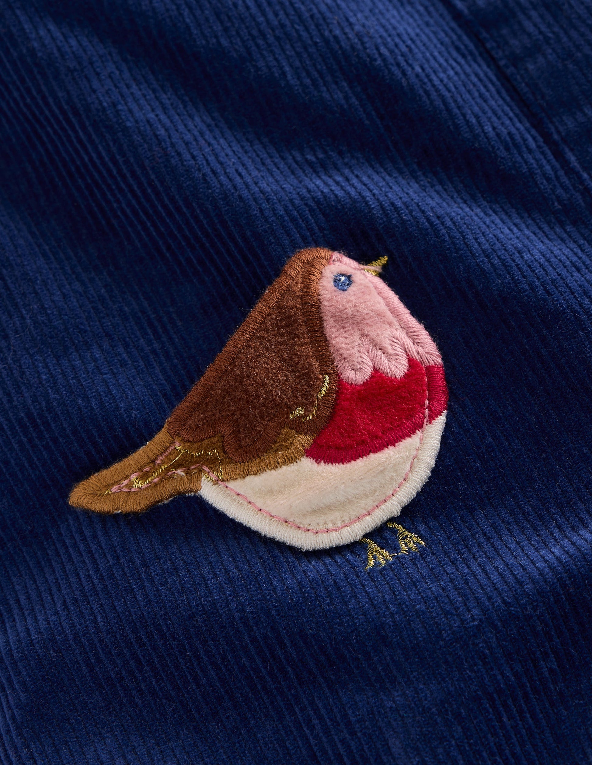 Pocket Detail Dungaree-Starboard Blue Robins-3