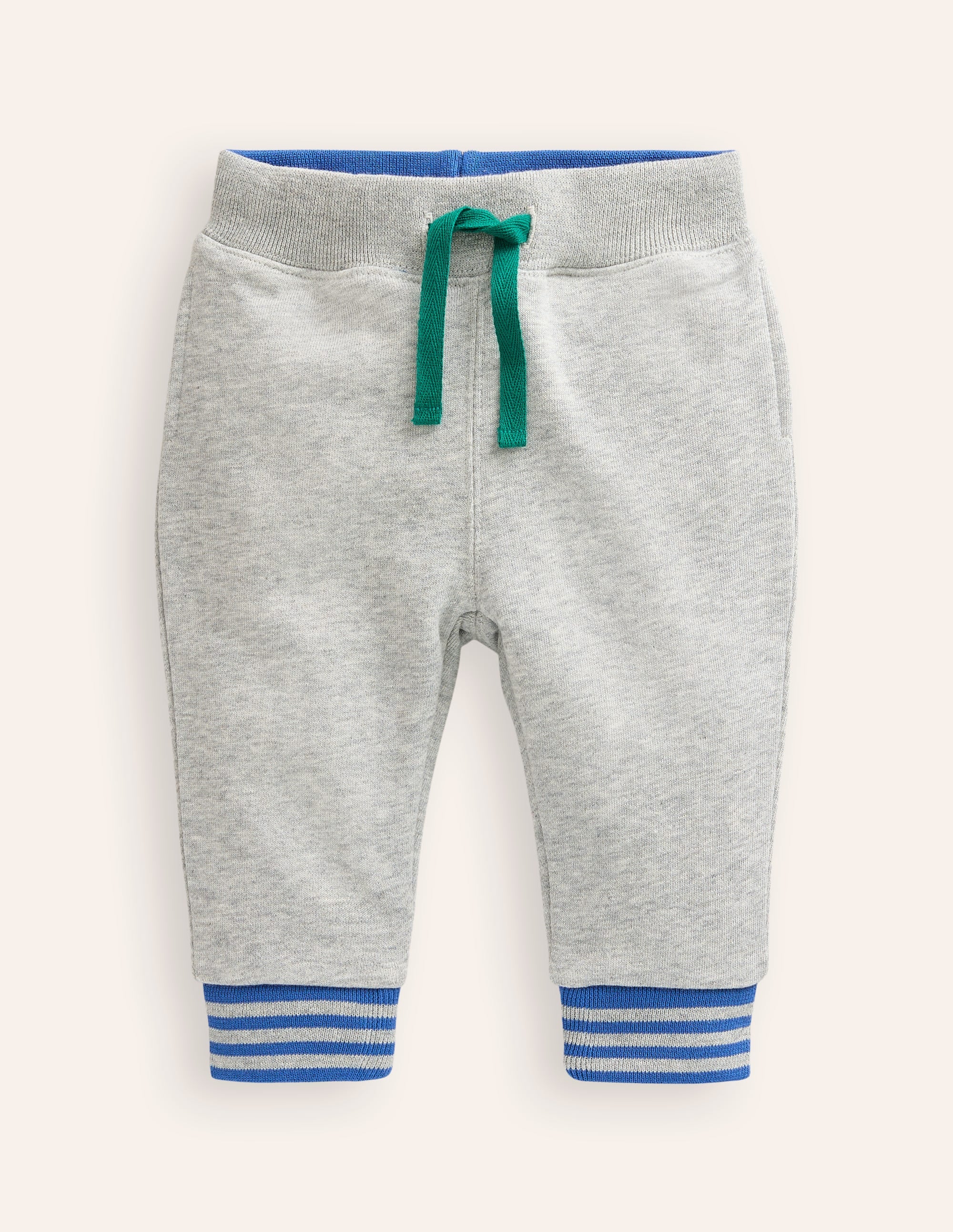 Essential Jersey Trousers-Grey Marl - Image 1