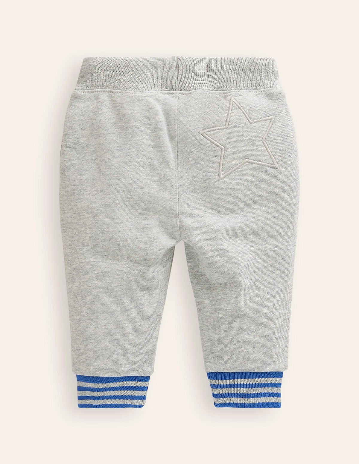 Essential Jersey Trousers-Grey Marl - Image 2
