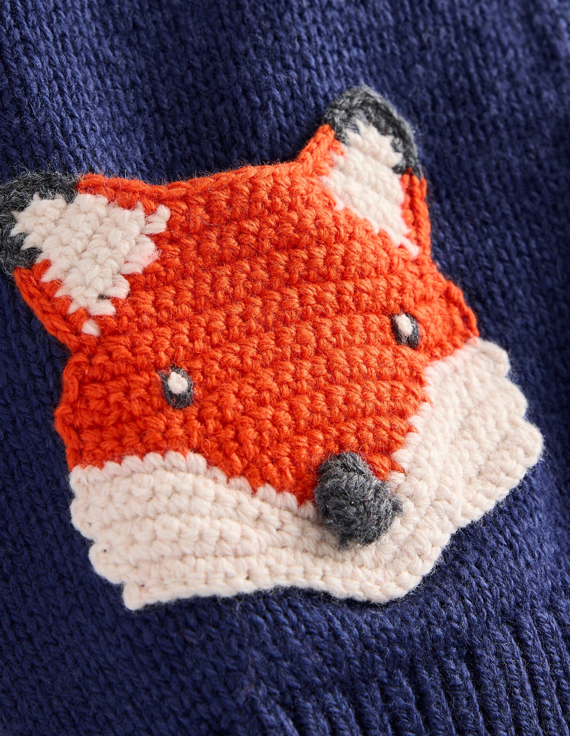 V-Neck Cardigan-Sapphire Blue Foxes-3