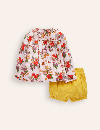 Woven Top and Bloomer Set-French Pink Harvest-2