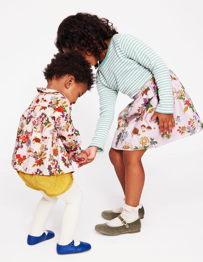 Woven Top and Bloomer Set-French Pink Harvest-5