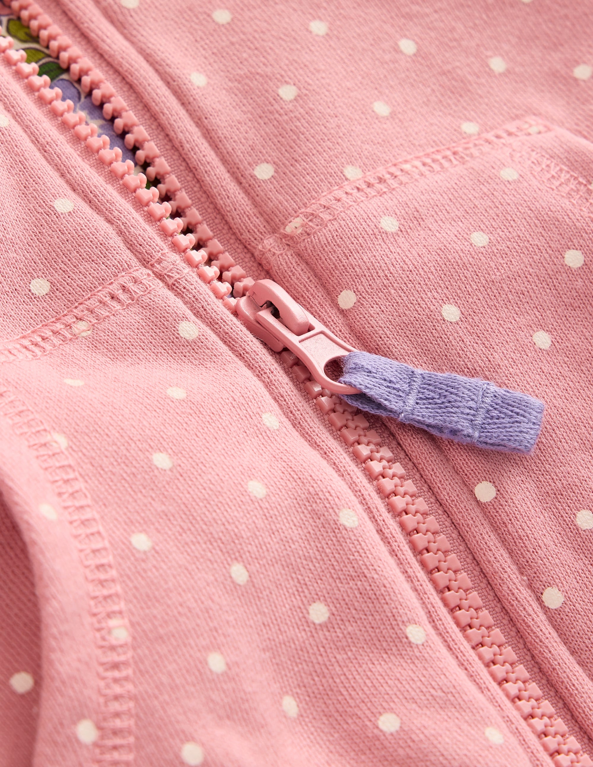 Novelty Shaggy Lined Hoody-Almond Pink Bunny - Image 3