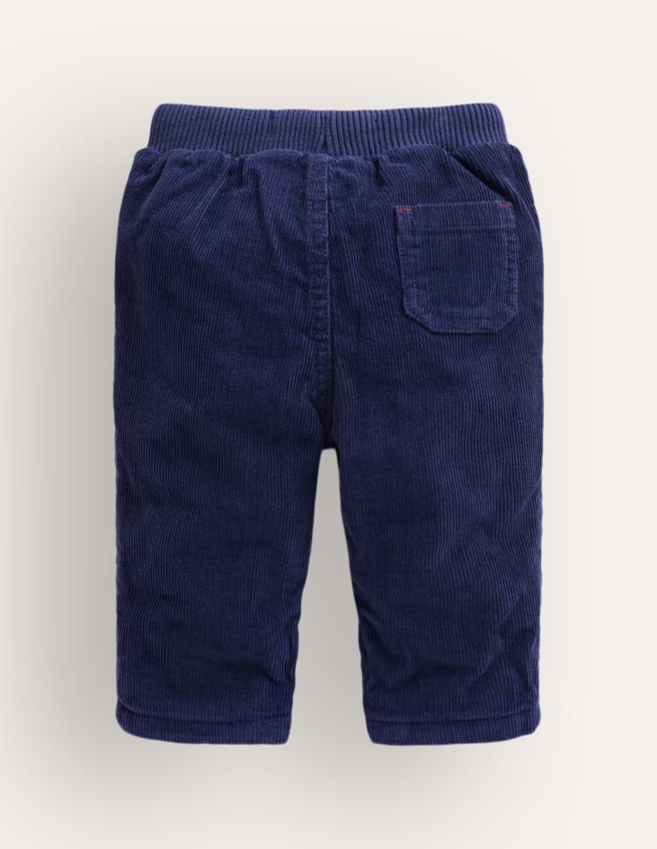 Cosy Lined Trousers-Starboard Blue-2