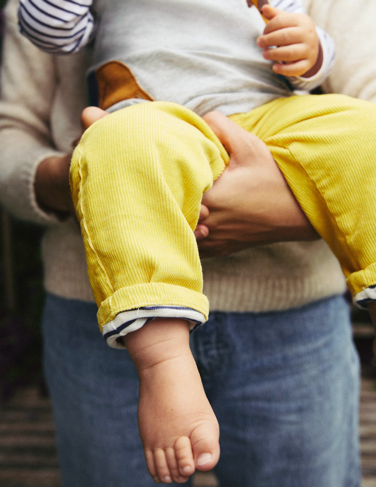 Cosy Lined Trousers-Honeycomb Yellow - Image 4