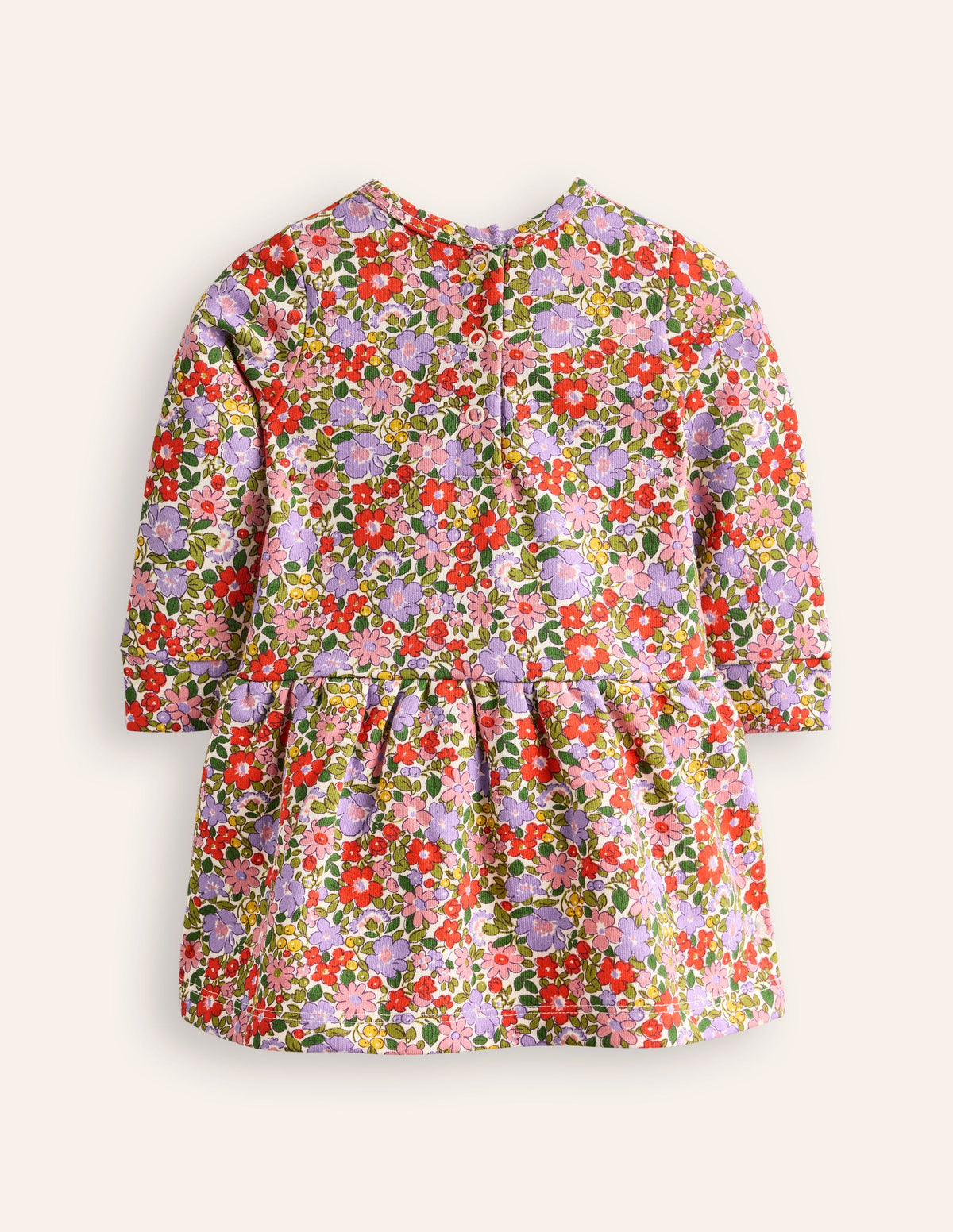 Cosy Sweatshirt Dress-Multi Flowerbed - Image 2