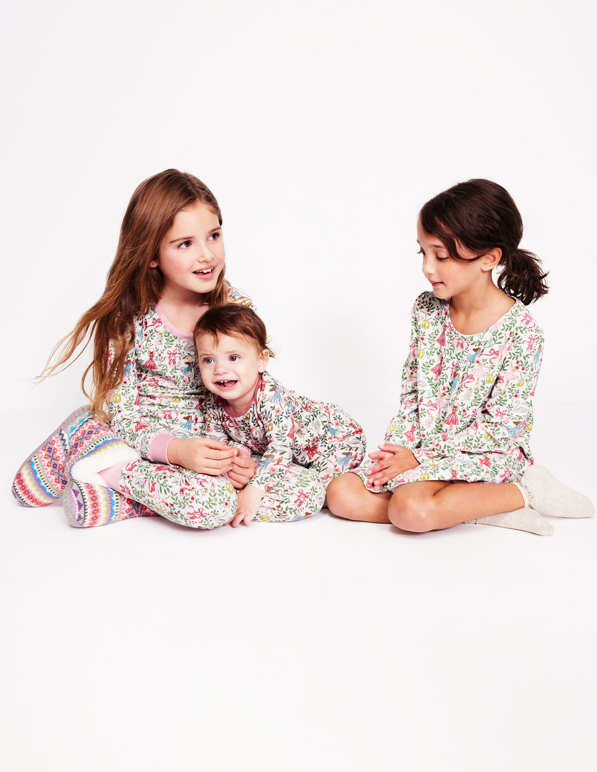 Snug Long John Pyjamas-Ivory Ballet Toile-4
