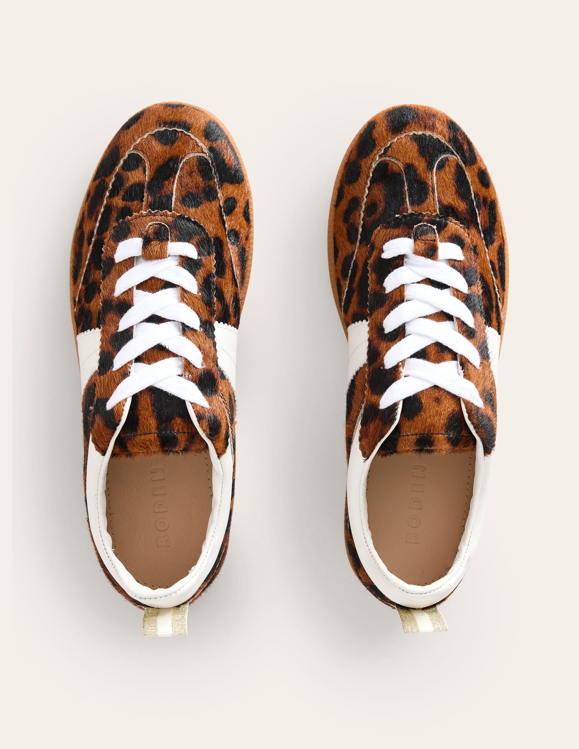Erin Retro Tennis Trainers-Dark Classic Leopard-5