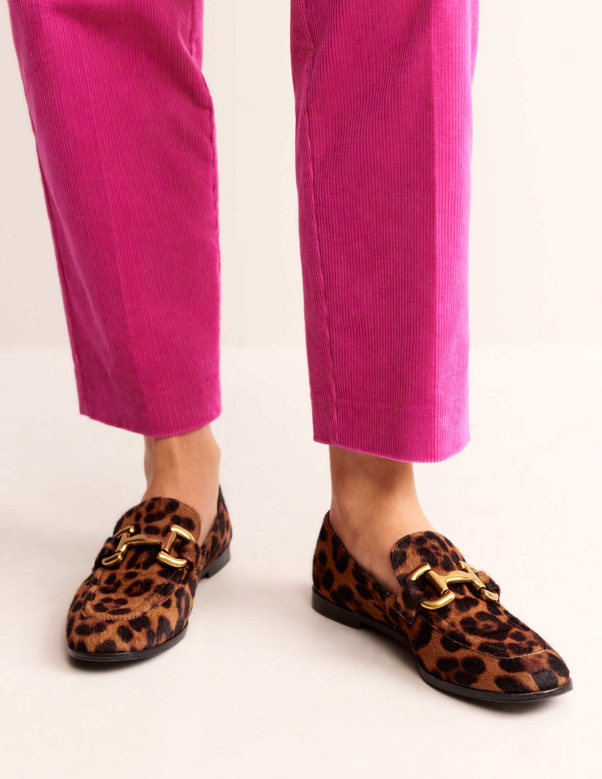 Iris Snaffle Loafers-Leopard - Image 1