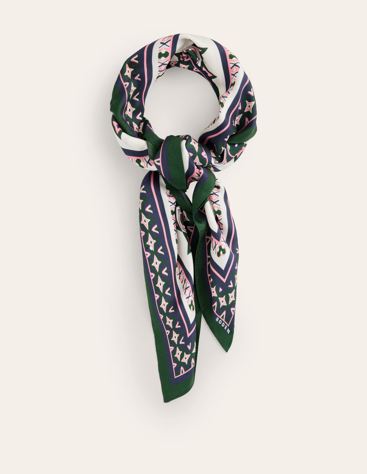 Elisabeth Silk Square Scarf-Geo Mosaic - Image 2