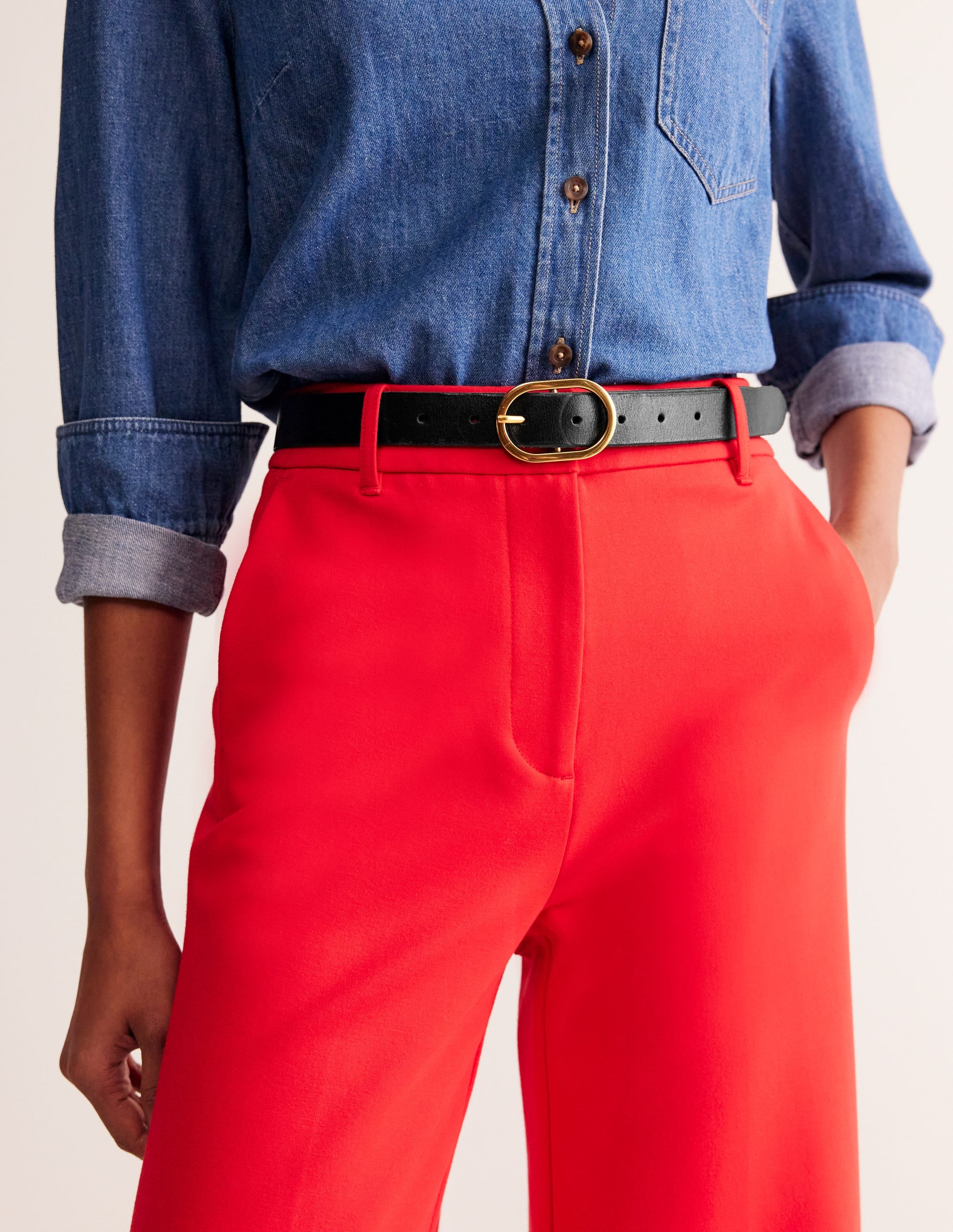 Classic Leather Belt-Black - Image 1
