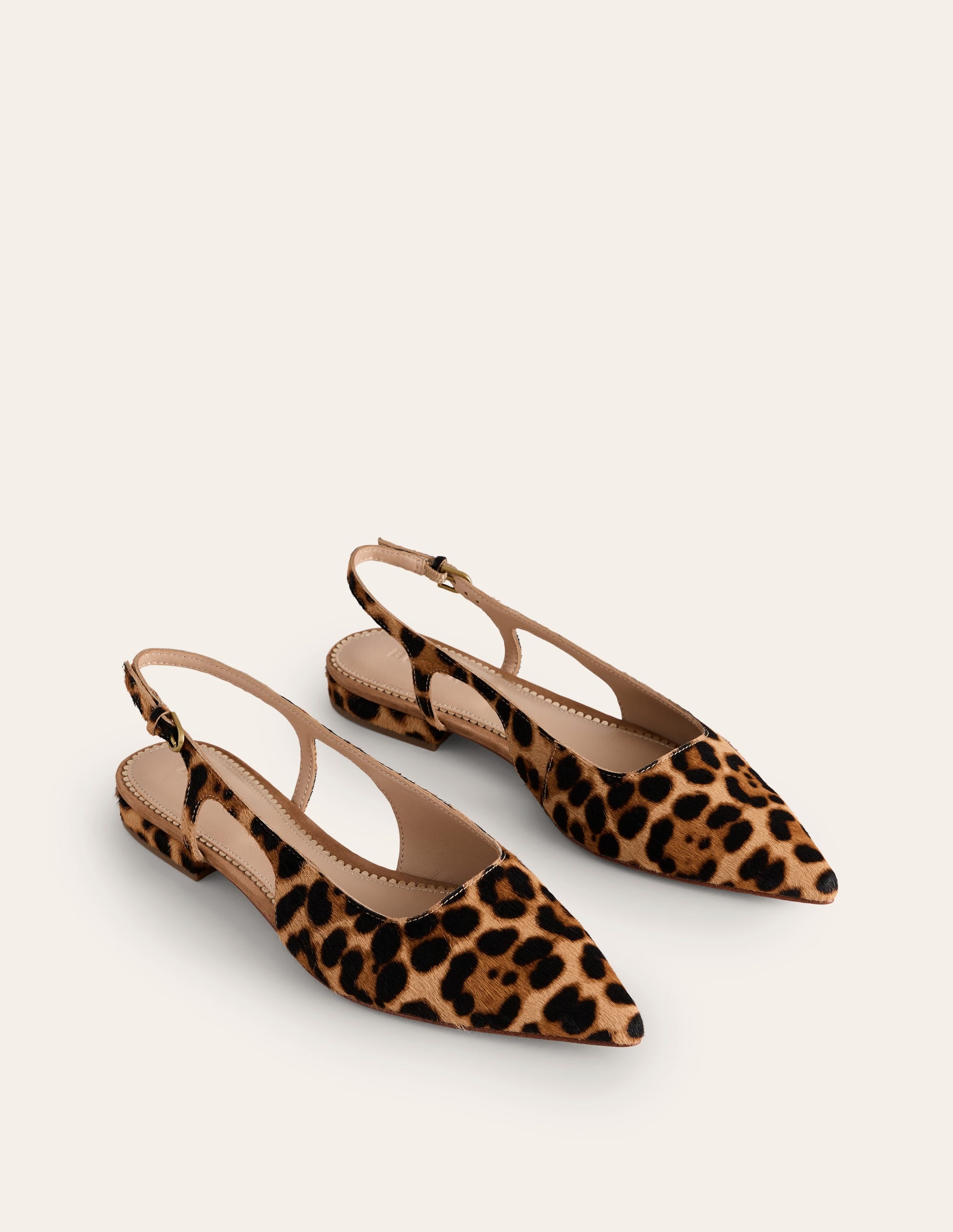 Cut Out Slingback Flat-Leopard - Image 3