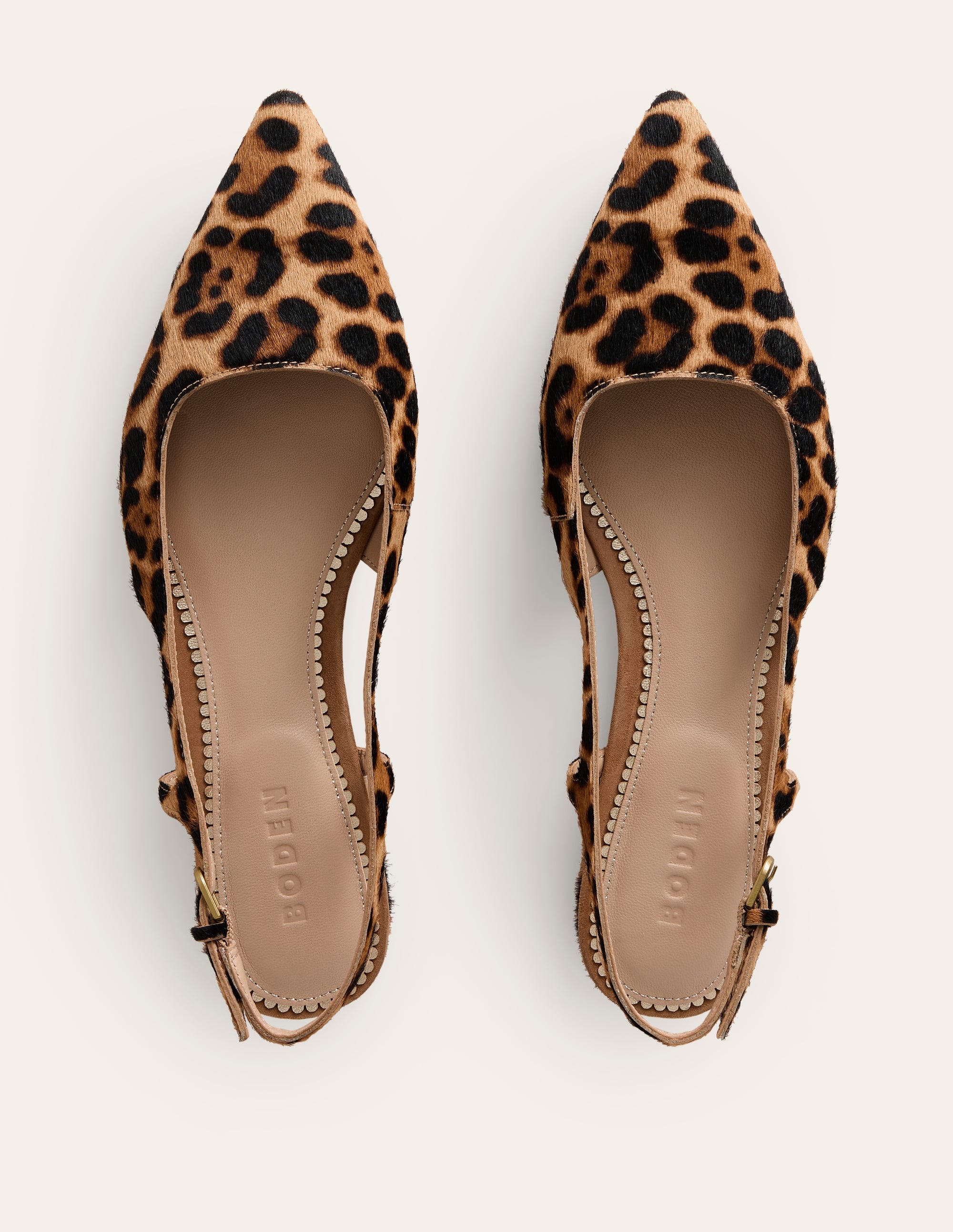 Cut Out Slingback Flat-Leopard - Image 5