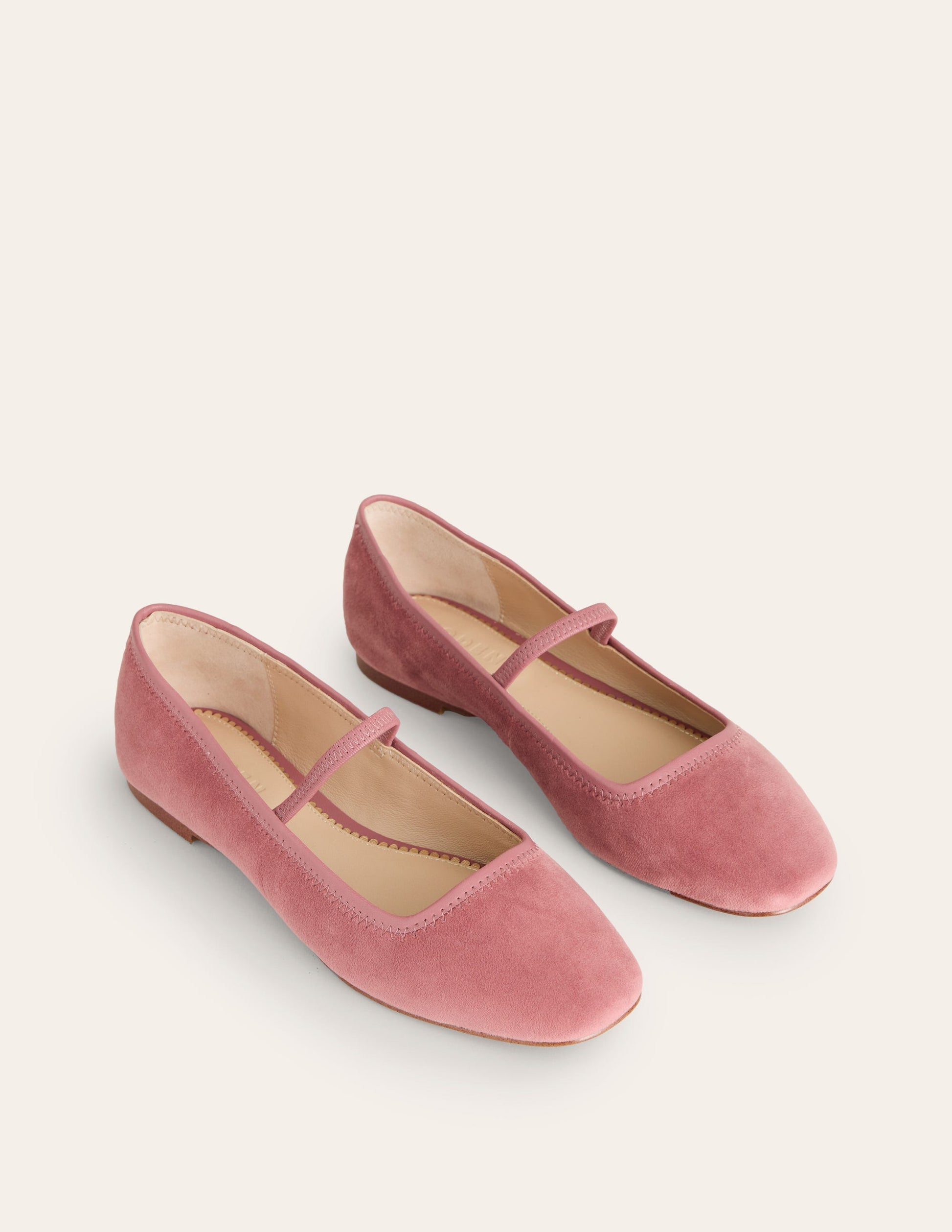 Thea Mary Jane Ballet Flats-Old Rose-3
