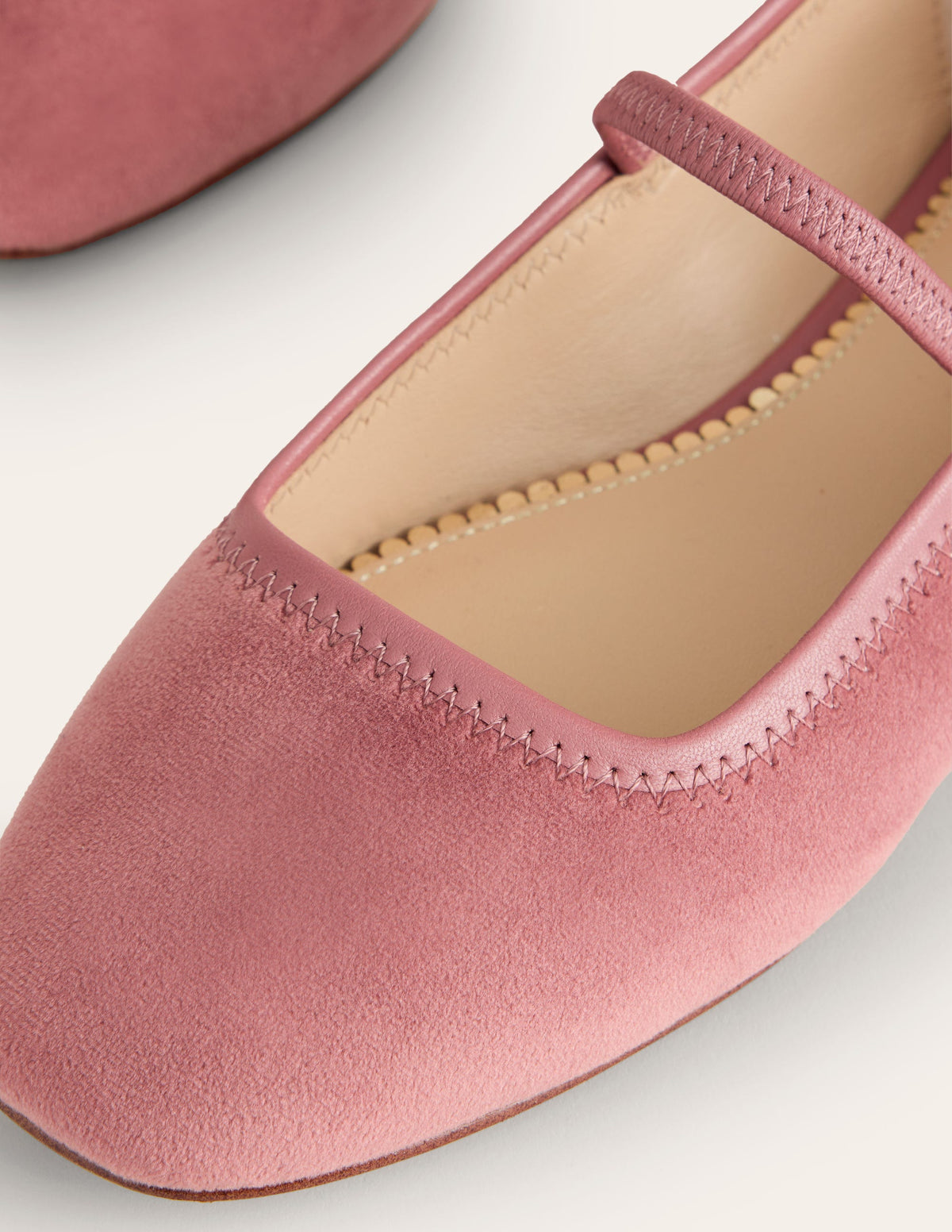 Thea Mary Jane Ballet Flats-Old Rose-4