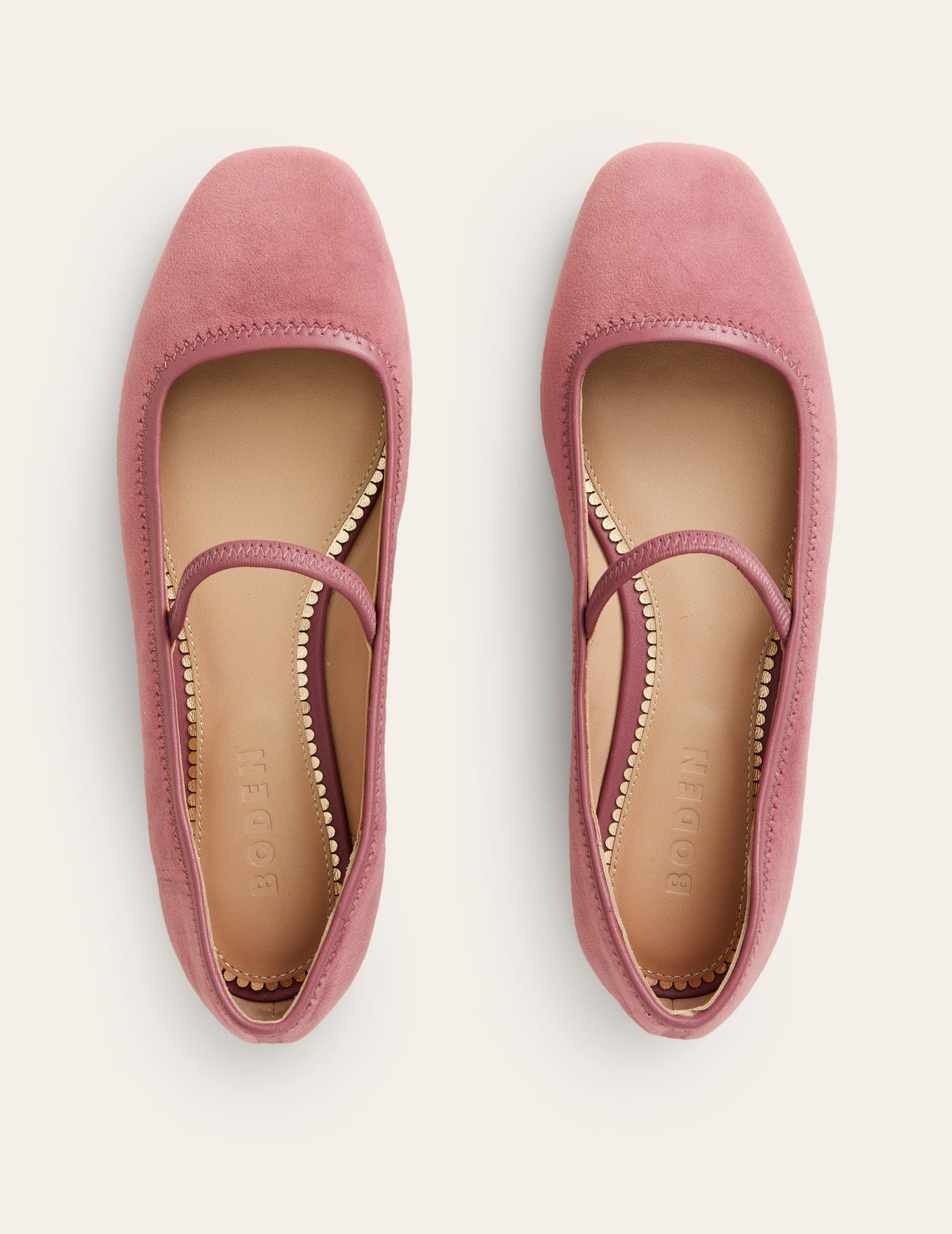 Thea Mary Jane Ballet Flats-Old Rose - Image 5