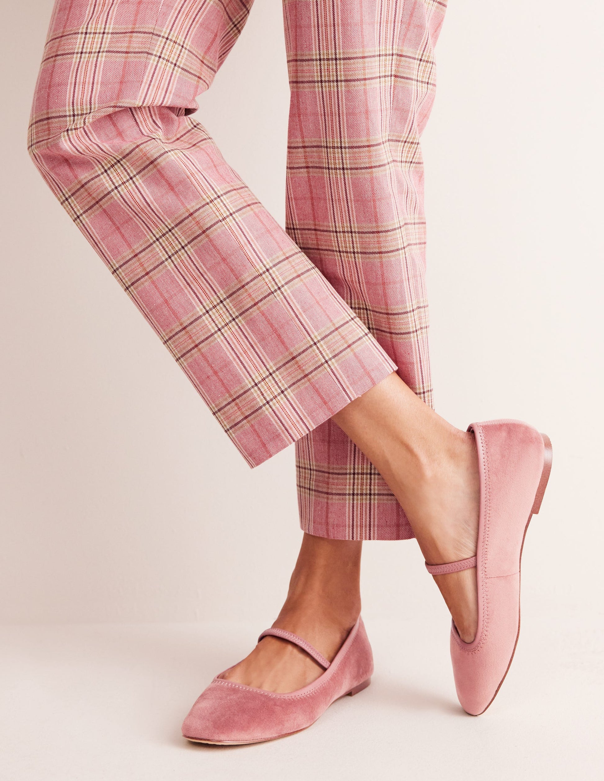 Thea Mary Jane Ballet Flats-Old Rose-1